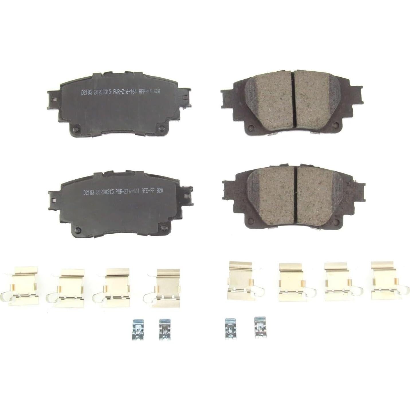 Pastillas de Freno Cerámicas Power Stop Z17 para Toyota Corolla 2019-2022