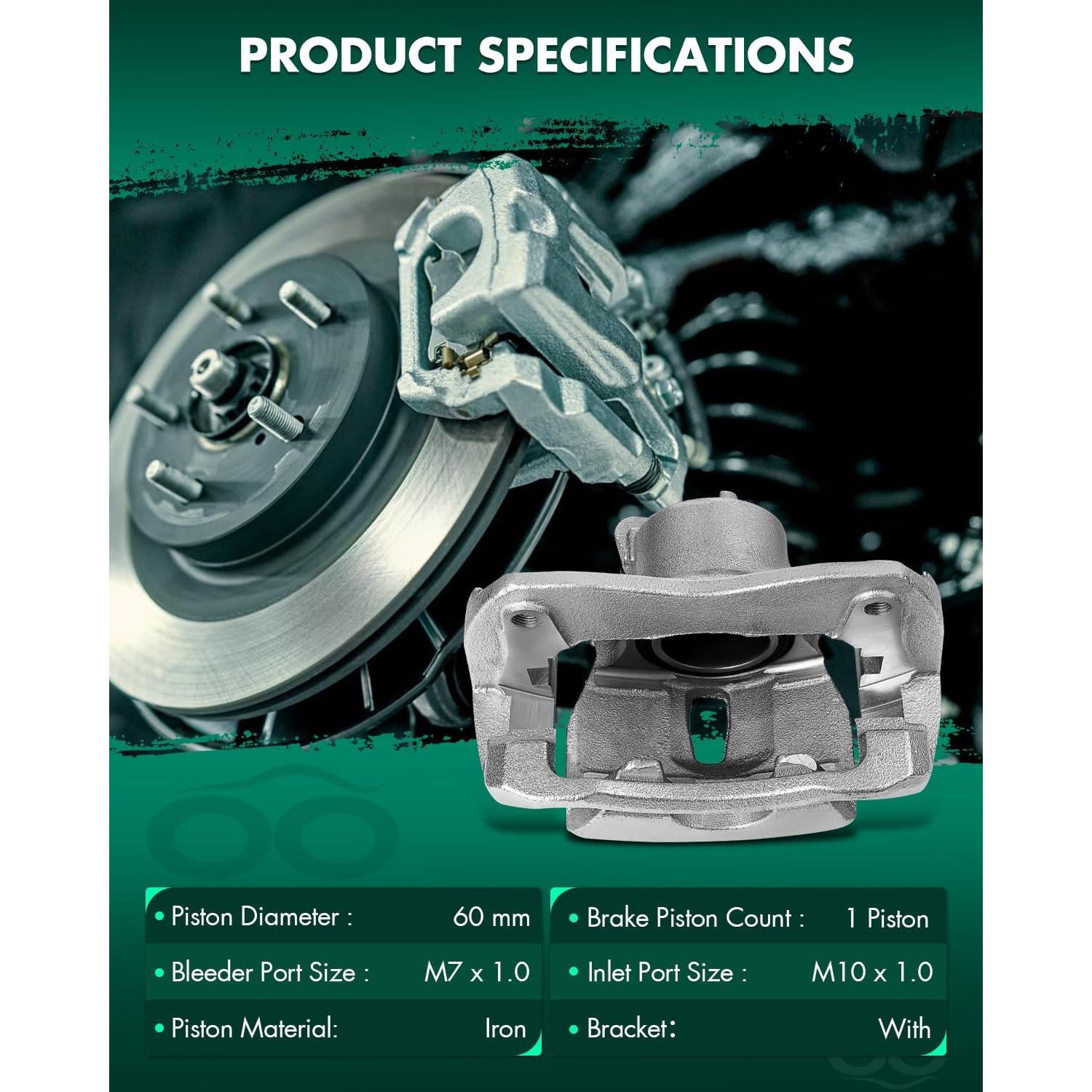 Calipers de Freno SCITOO 19B3434 19B3435 para Toyota y Scion