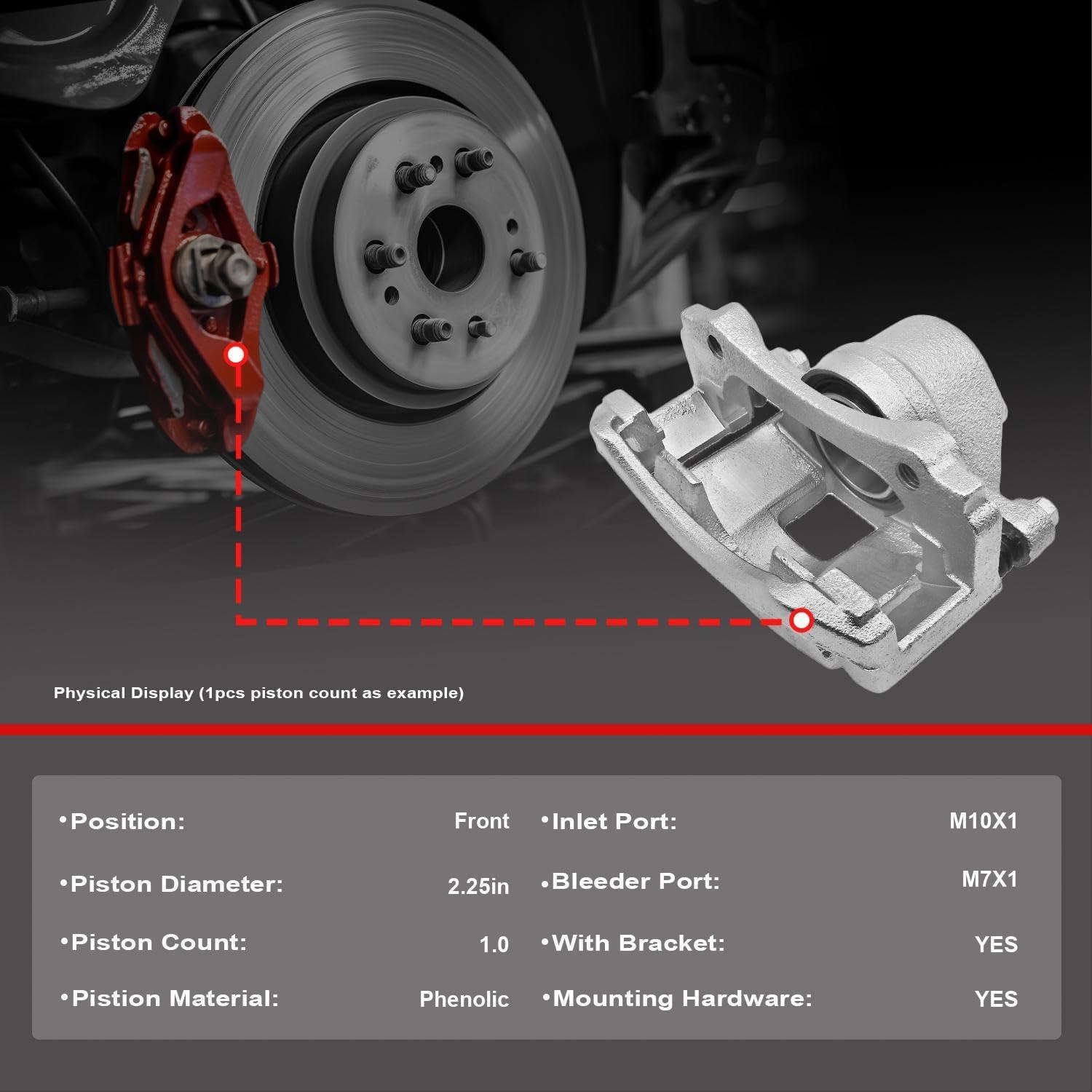 Caliper de Freno Delantero Motorevo Toyota Corolla 2020-2022