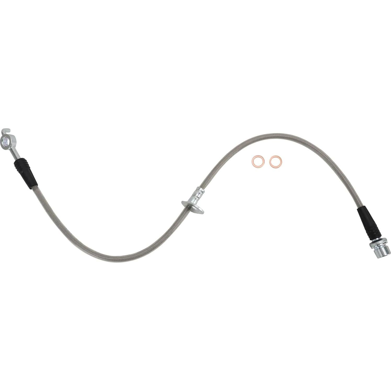Juego de Mangueras de Freno TRQ Acero Inoxidable 2 Piezas