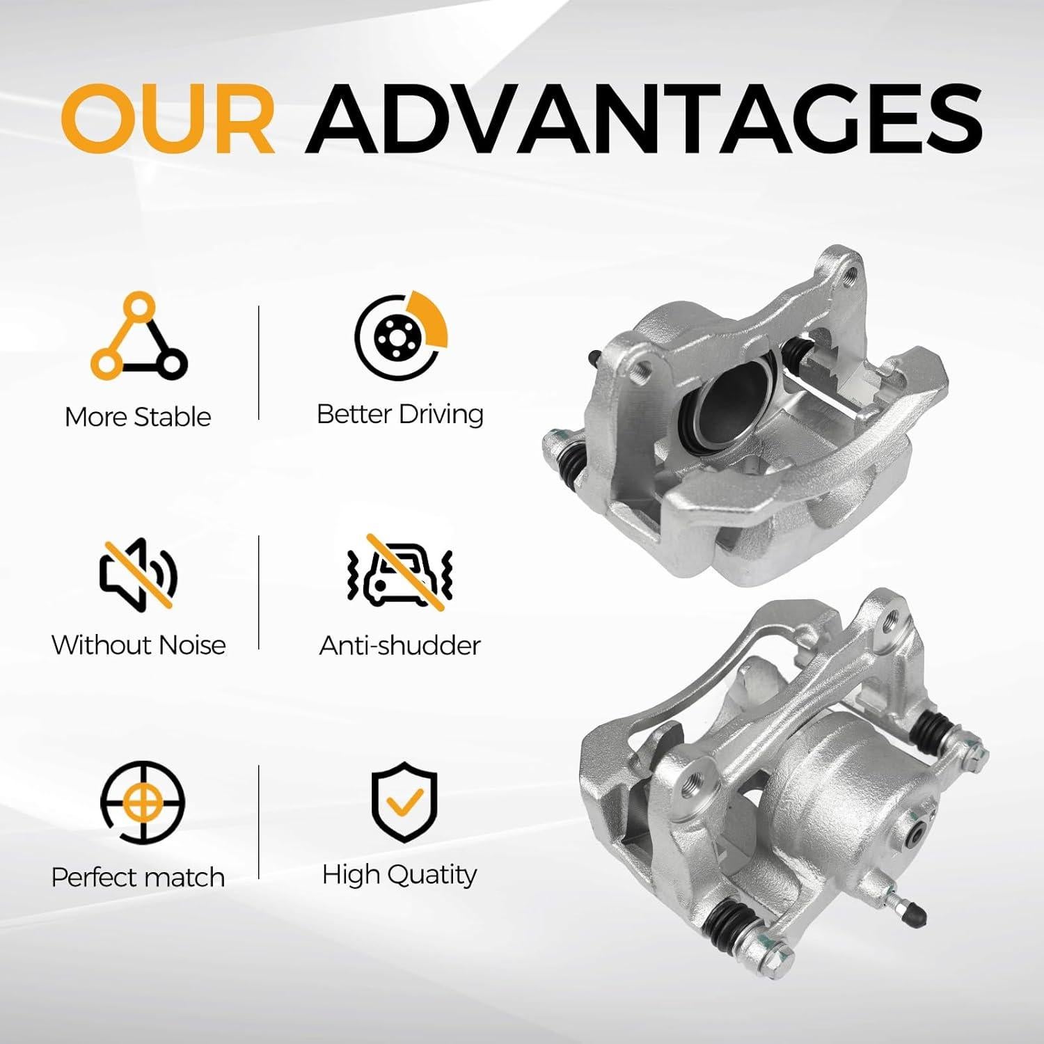 Caliper de Freno Frontal PAROD 19B2698 19B2699 para Toyota