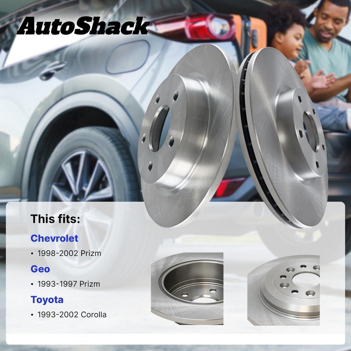 Kit de Rotores de Freno Delanteros AutoShack para Toyota Corolla 1993-2002