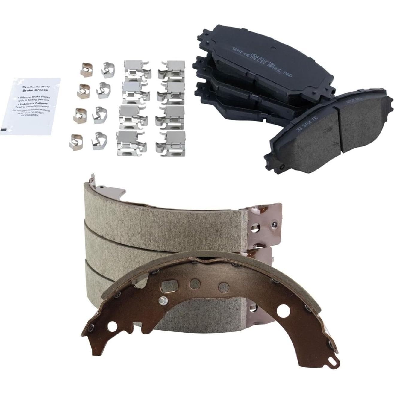 Pastillas de Freno TRQ Semi-Metálicas Juego de 2 Piezas