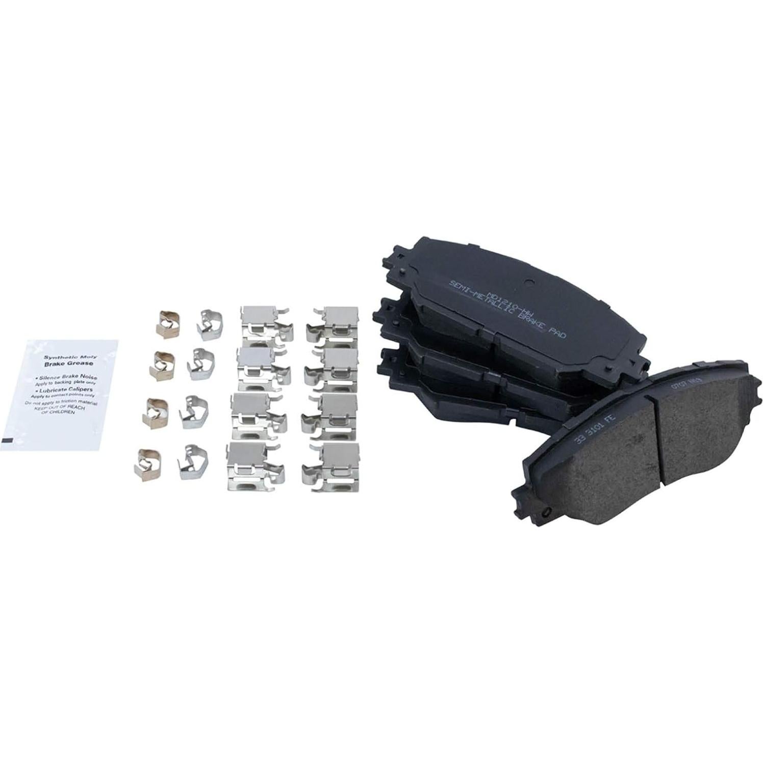 Pastillas de Freno TRQ Semi-Metálicas Juego de 2 Piezas