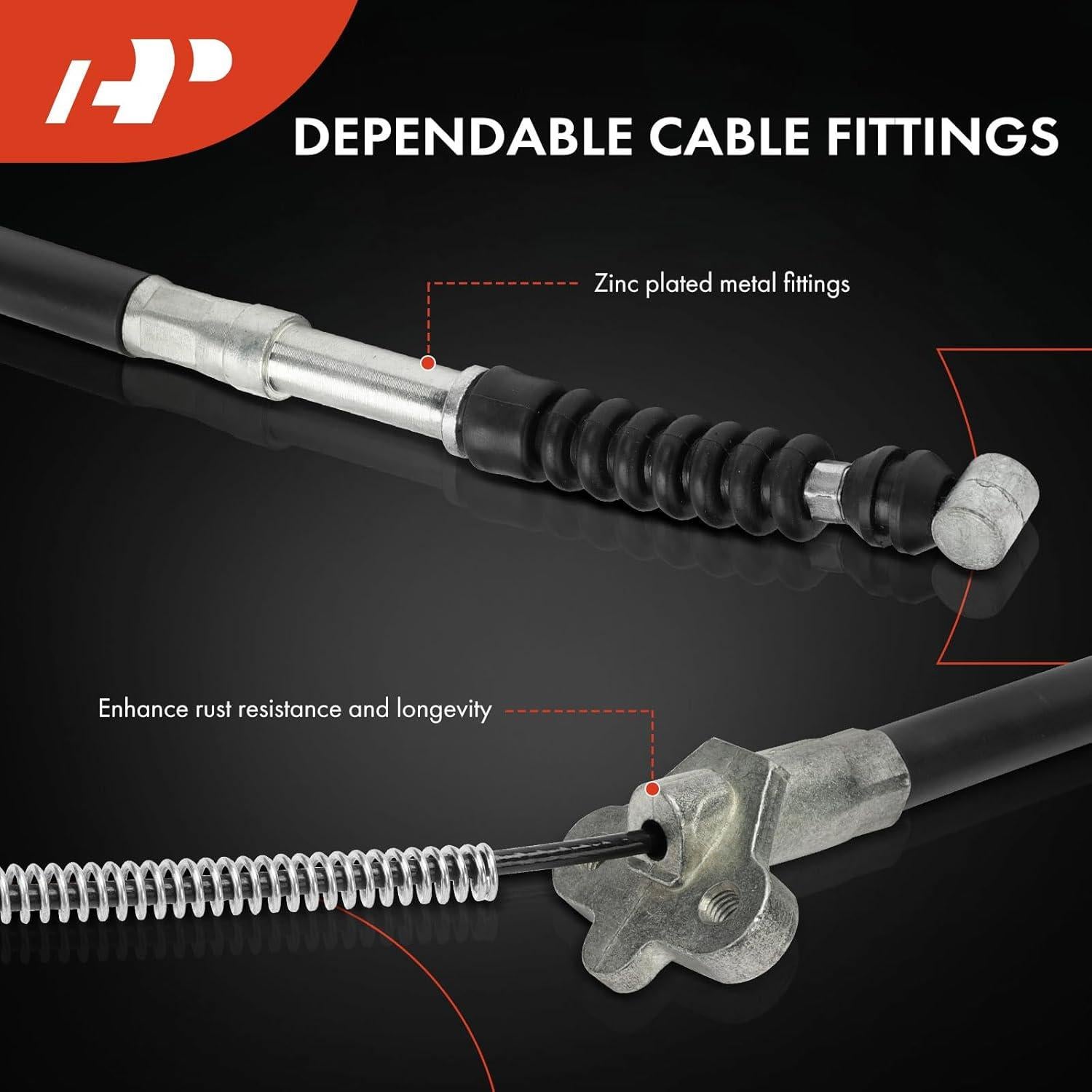 Cable de Freno de Estacionamiento A-Premium Toyota Corolla 93-97