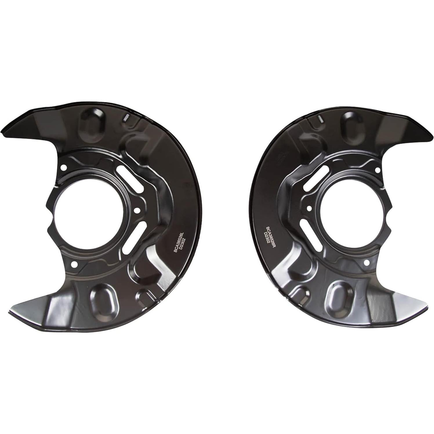 Juego de Escudos de Polvo de Freno TRQ BCA38526 2 Piezas