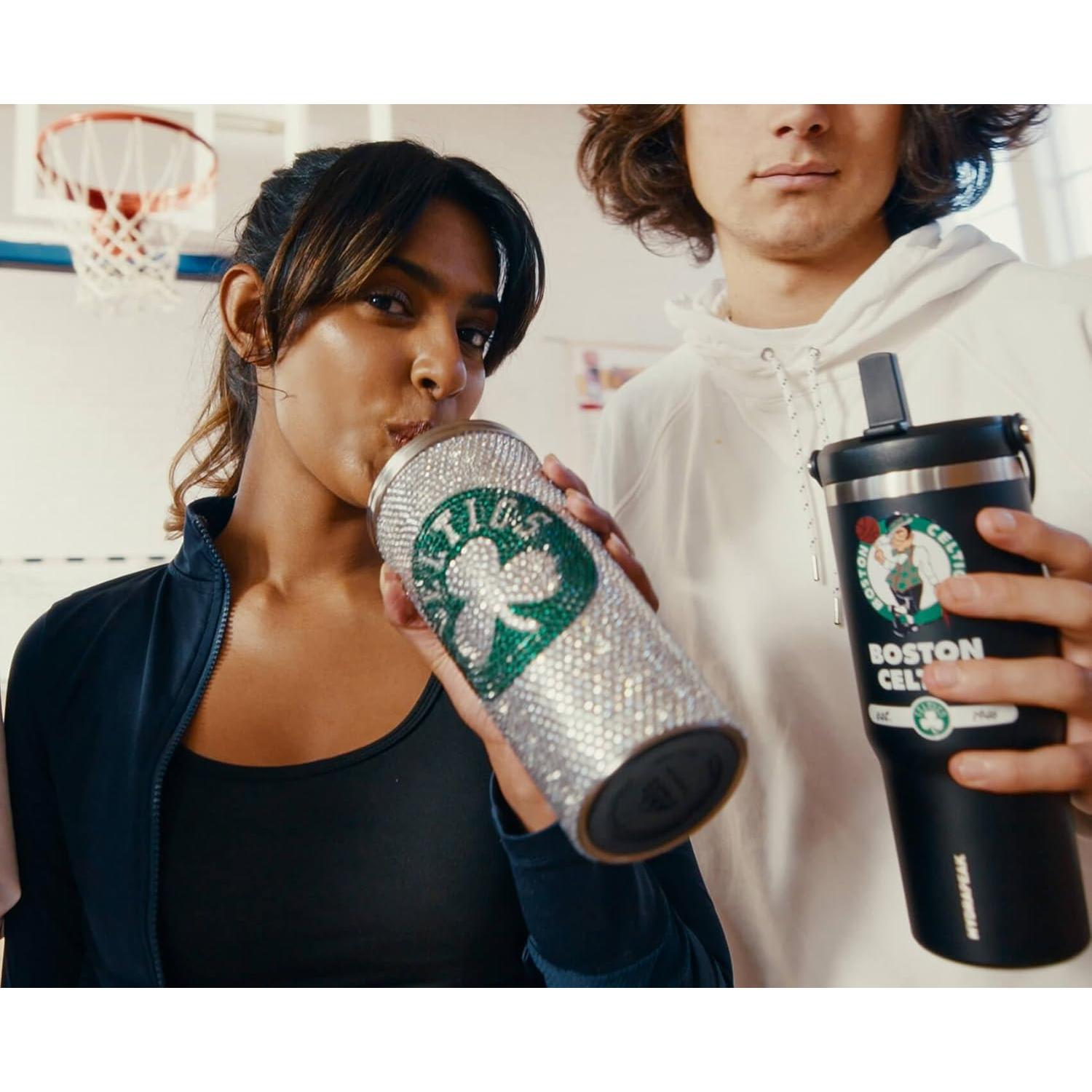 Taza Aislada Hydrapeak Boston Celtics 25 oz con Popote