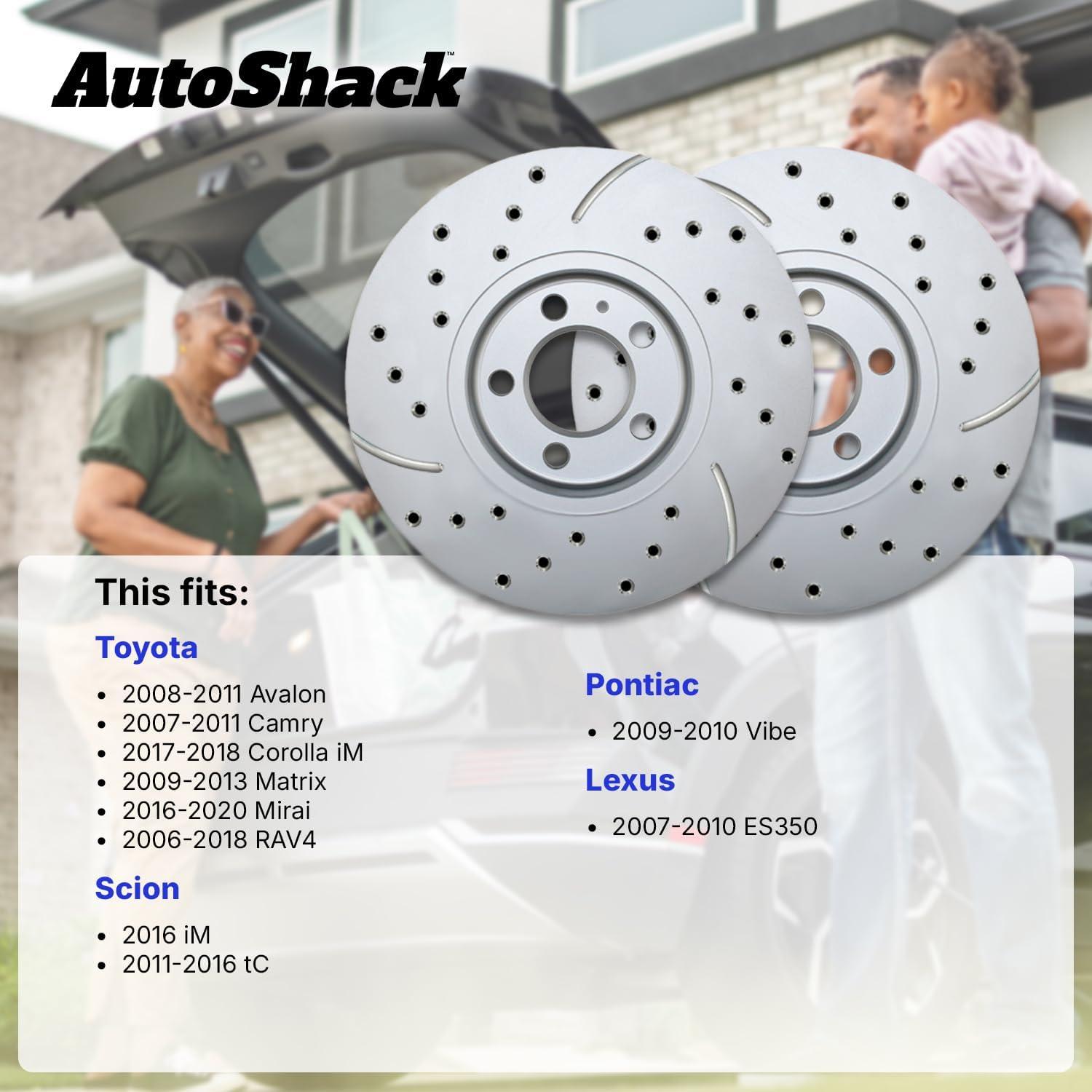 Rotores de Freno Perforados y Ranurados Auto Shack PR41436DSC