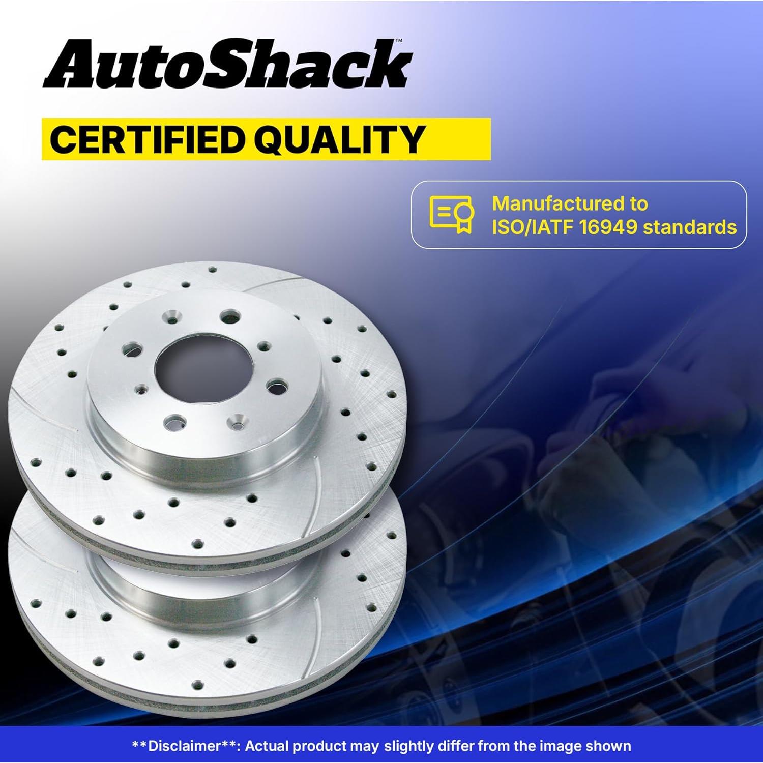 Rotores de Freno Perforados y Ranurados Auto Shack PR41436DSC