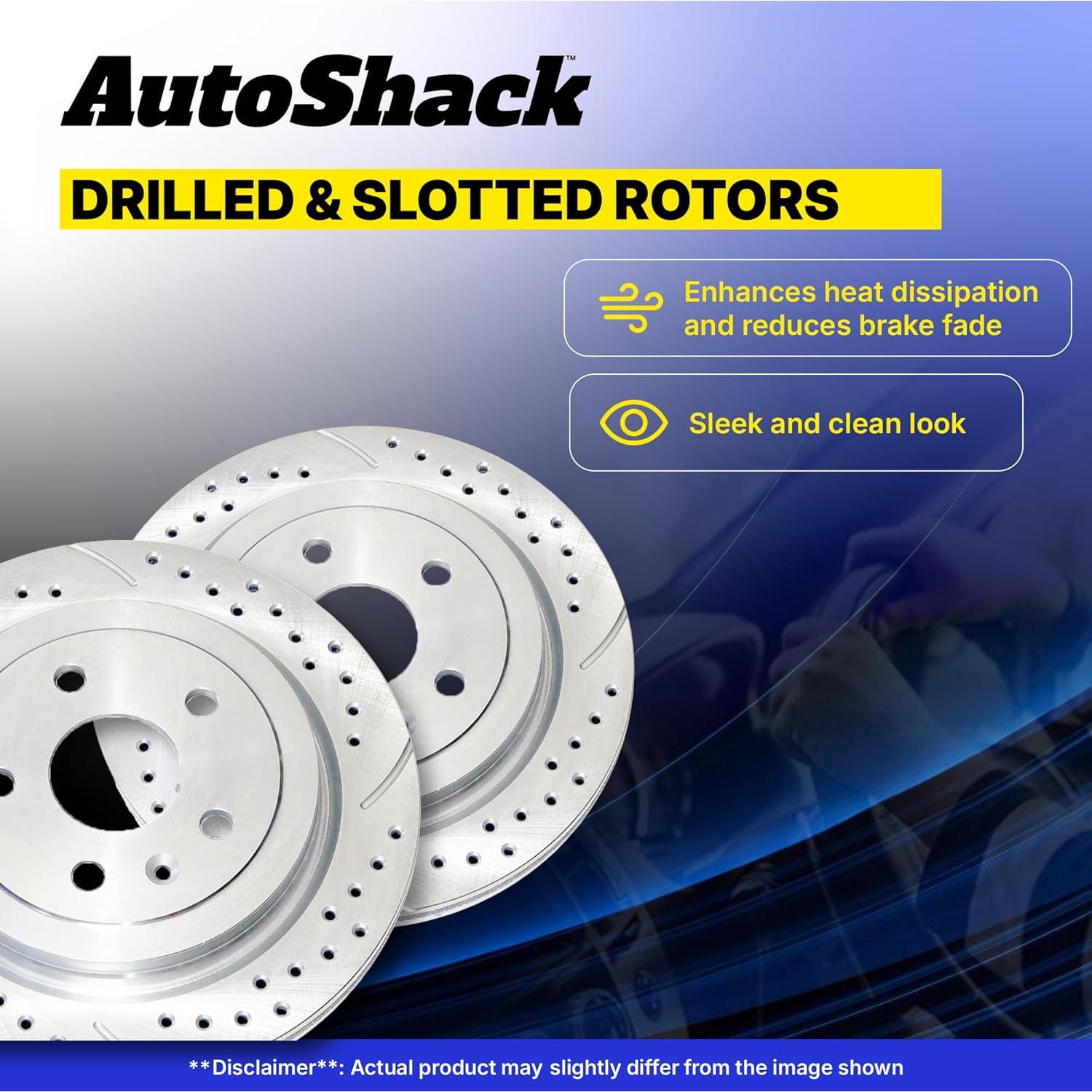 Rotores de Freno Perforados y Ranurados Auto Shack PR41436DSC