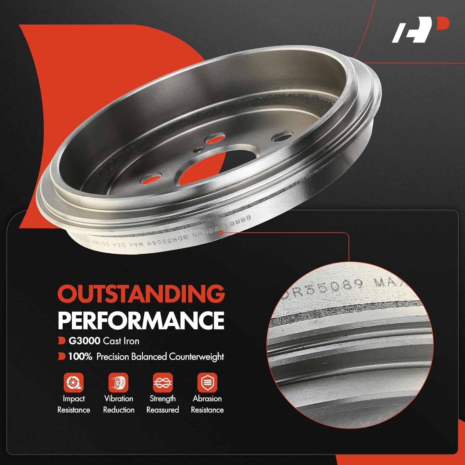 Juego de tambores y zapatas de freno A-Premium Toyota