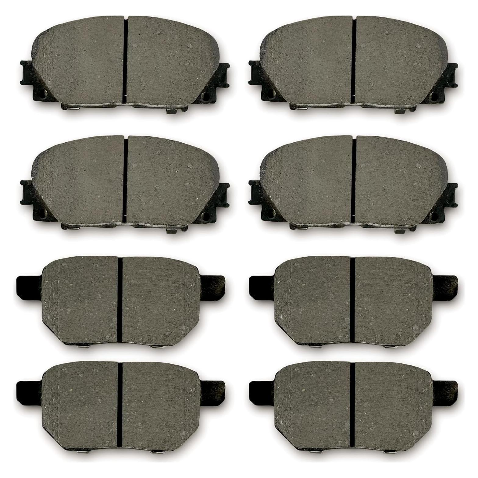 Juego de Pastillas de Freno Cerámicas TALAMOYI D1184 D1354 8 pcs