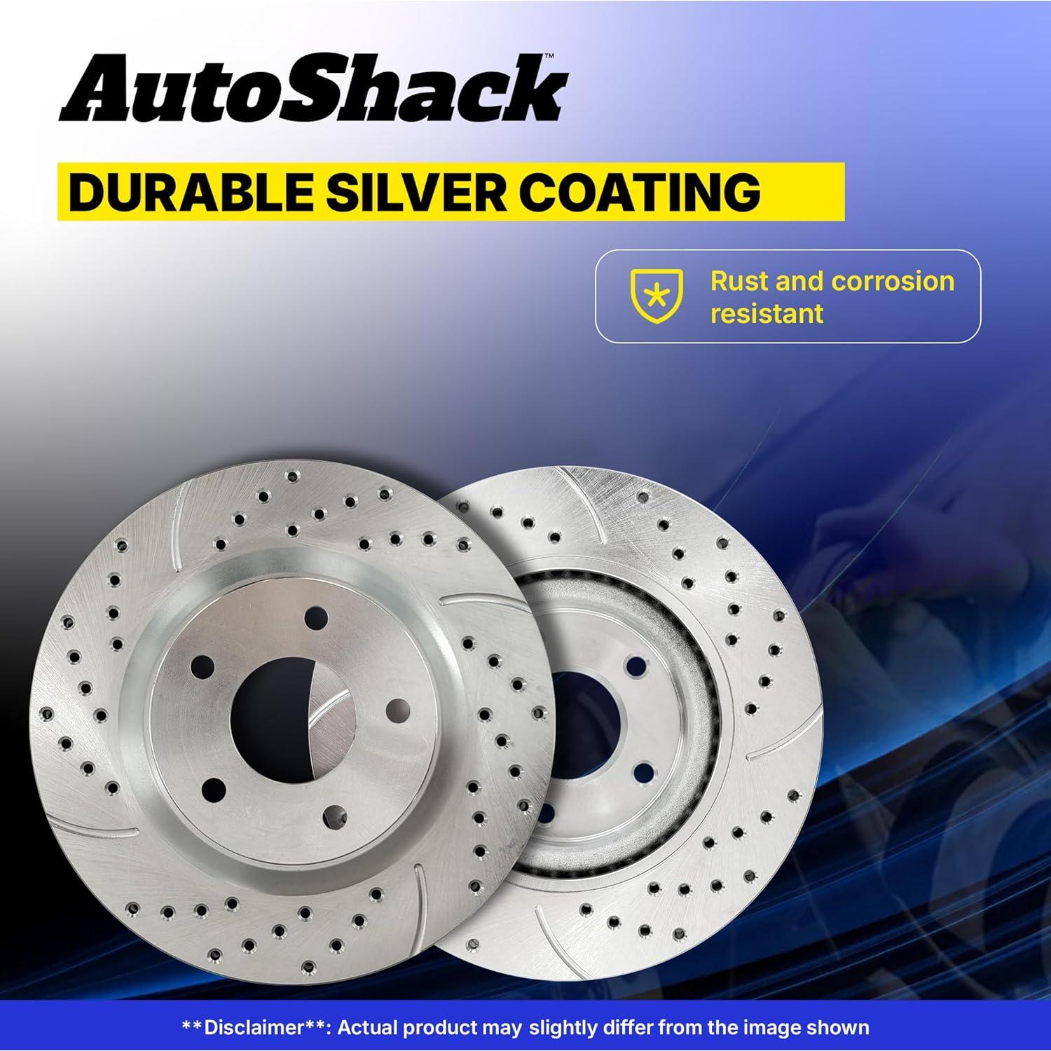 Discos de Freno Delanteros Perforados AutoShack 275mm Par de 2