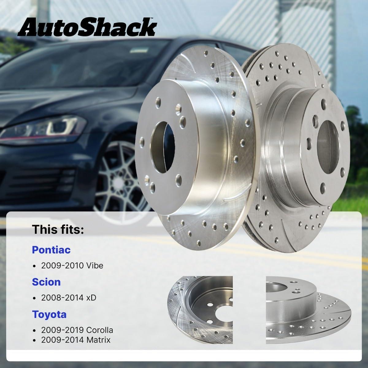 Discos de Freno Delanteros Perforados AutoShack 275mm Par de 2