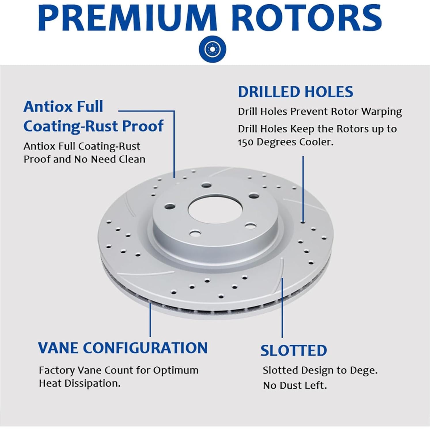 Kit de Freno Frontal Acinoparts para Toyota Corolla 2003-2008