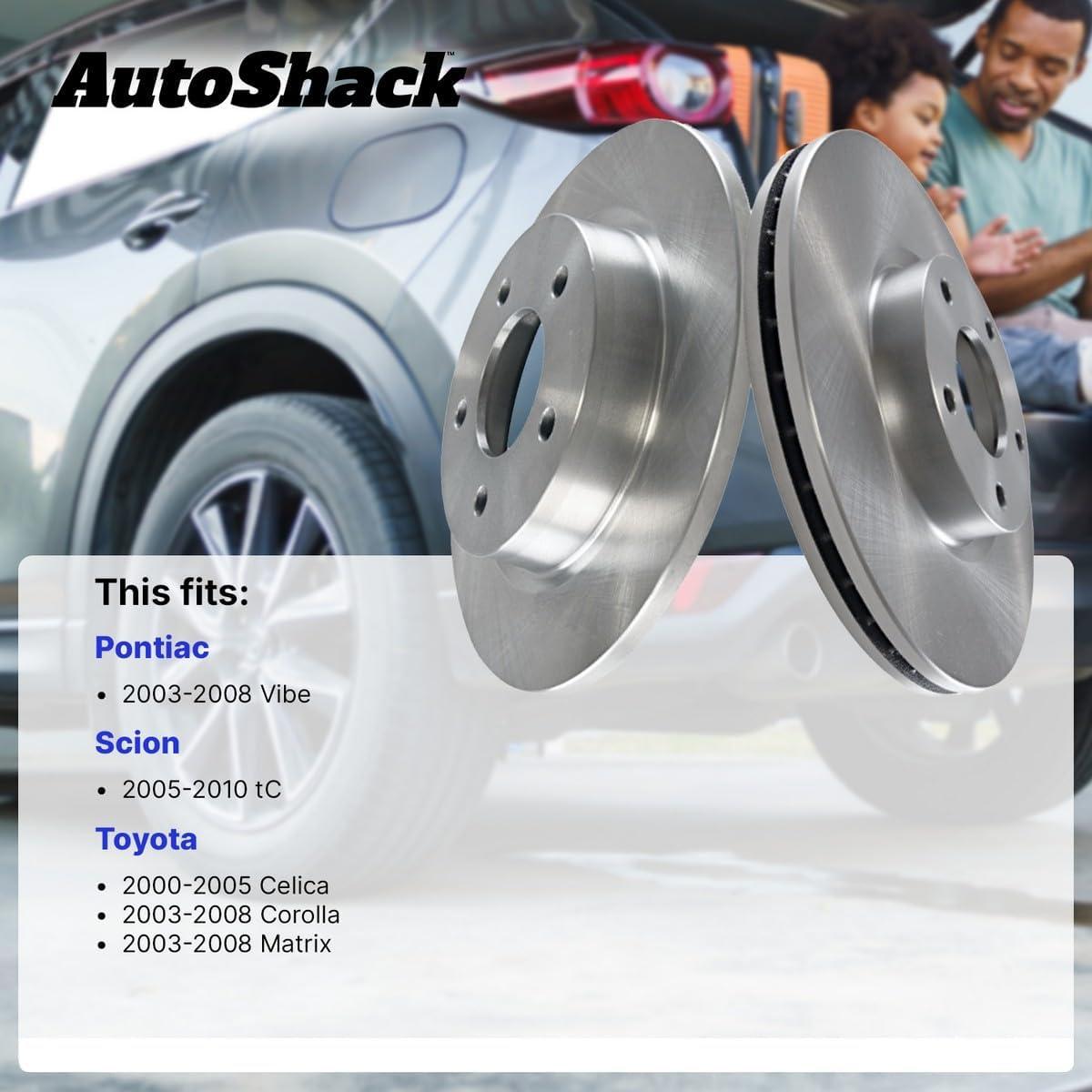 Kit de Rotores de Freno Delanteros AutoShack para Toyota y Scion