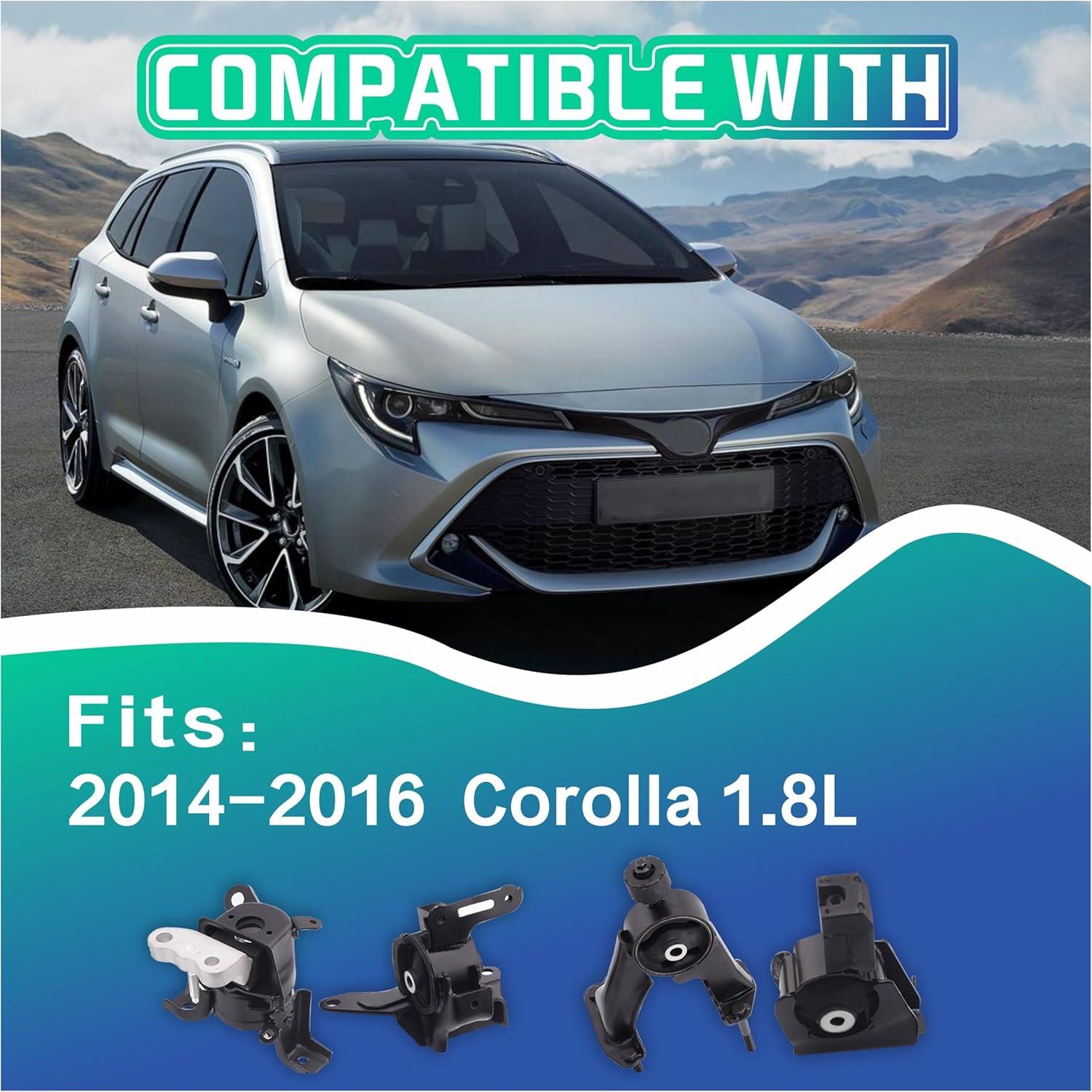 Soportes de Motor YBDDZH para Corolla 2014-2019 1.8L Automático