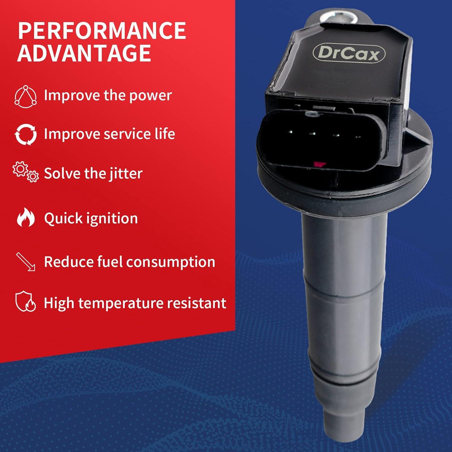 Bobina de Encendido DrCax UF333 Compatible Toyota y Lexus