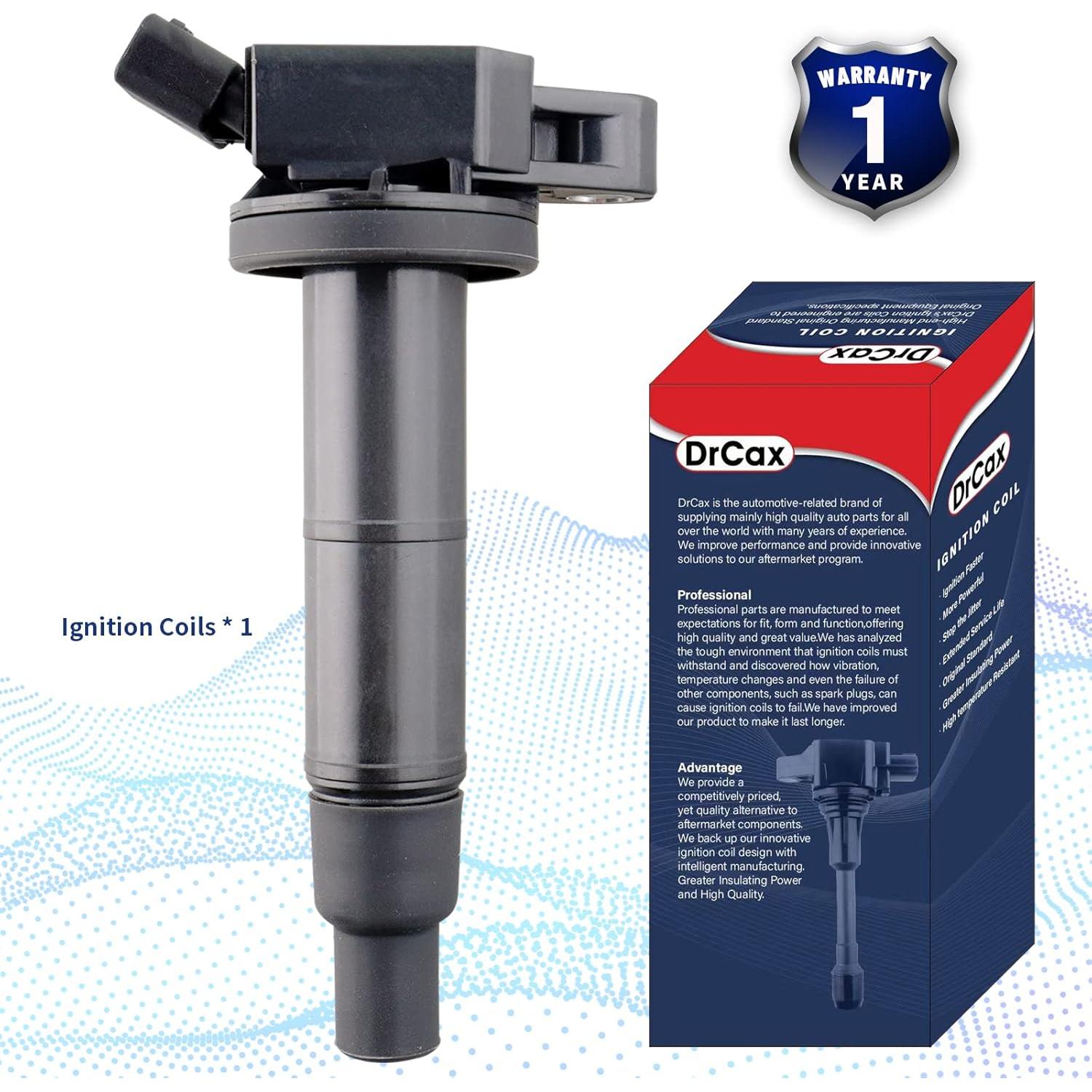 Bobina de Encendido DrCax UF333 Compatible Toyota y Lexus