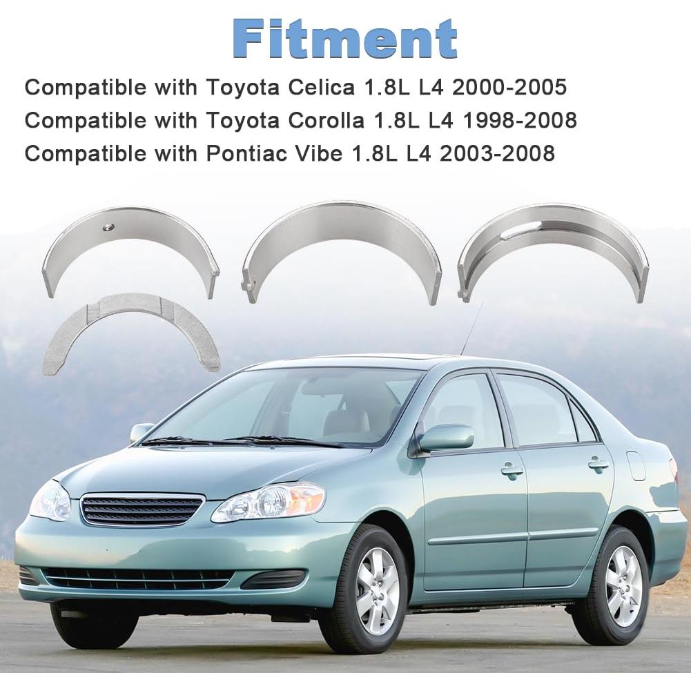 Cojinete de Biela JDMON para Toyota Celica Corolla 1.8L