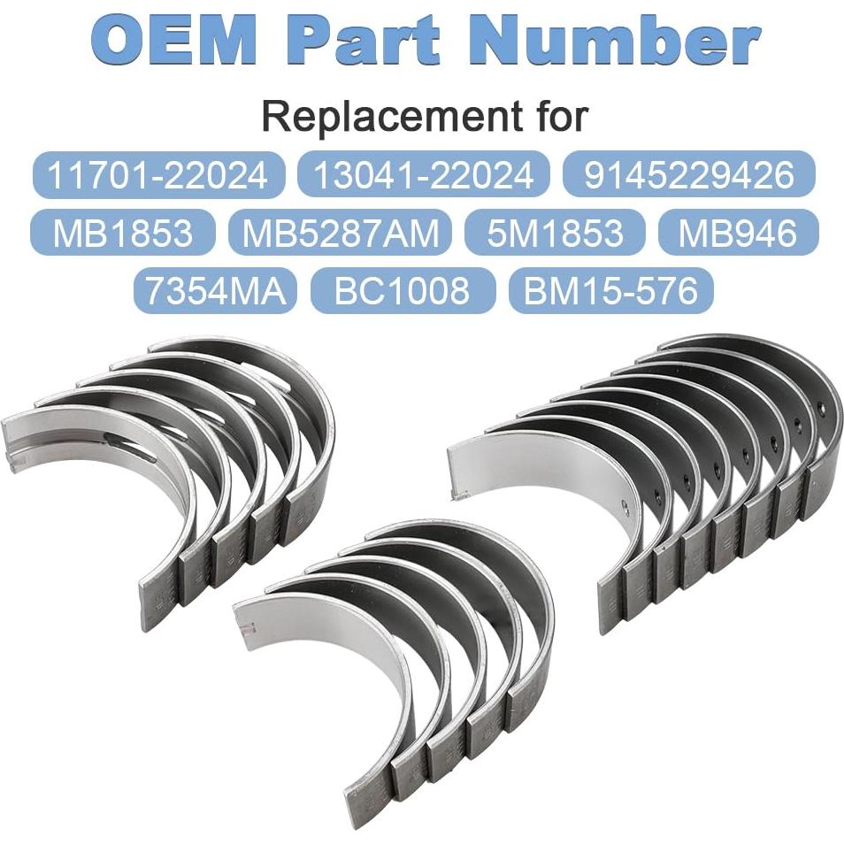 Cojinete de Biela JDMON para Toyota Celica Corolla 1.8L