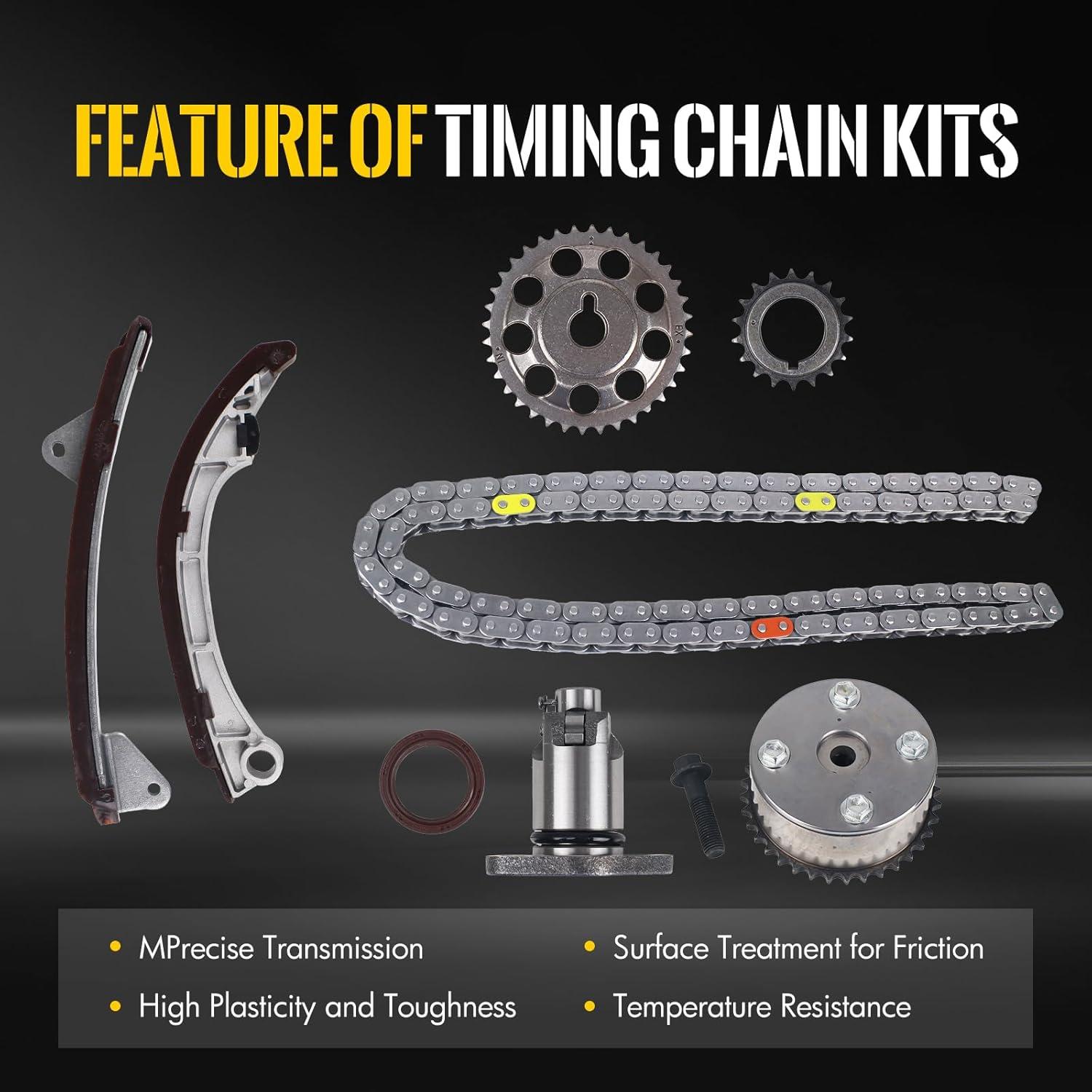 Kit de Cadena de Tiempo KUSATEC para Chevy y Toyota 1.8L