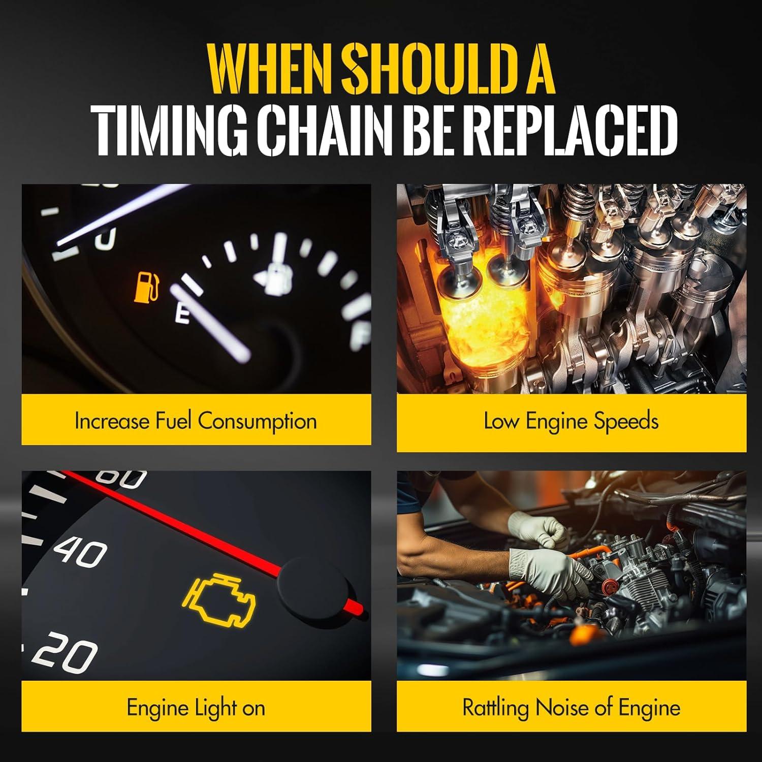 Kit de Cadena de Tiempo KUSATEC para Chevy y Toyota 1.8L