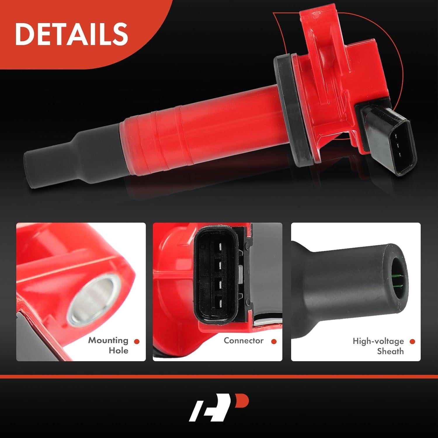 Bobinas de Encendido A-Premium Set de 4 para Toyota y Chevrolet