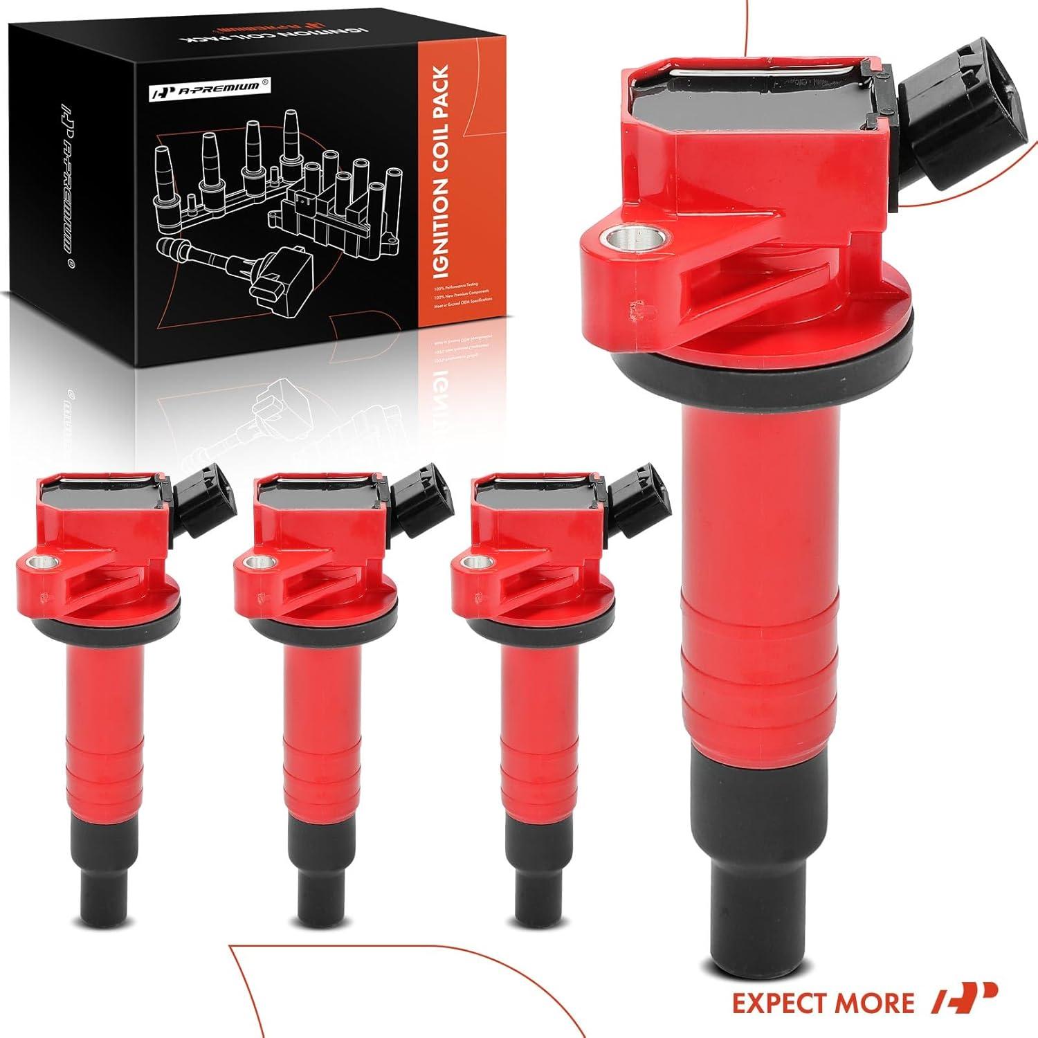 Bobinas de Encendido A-Premium Set de 4 para Toyota y Chevrolet