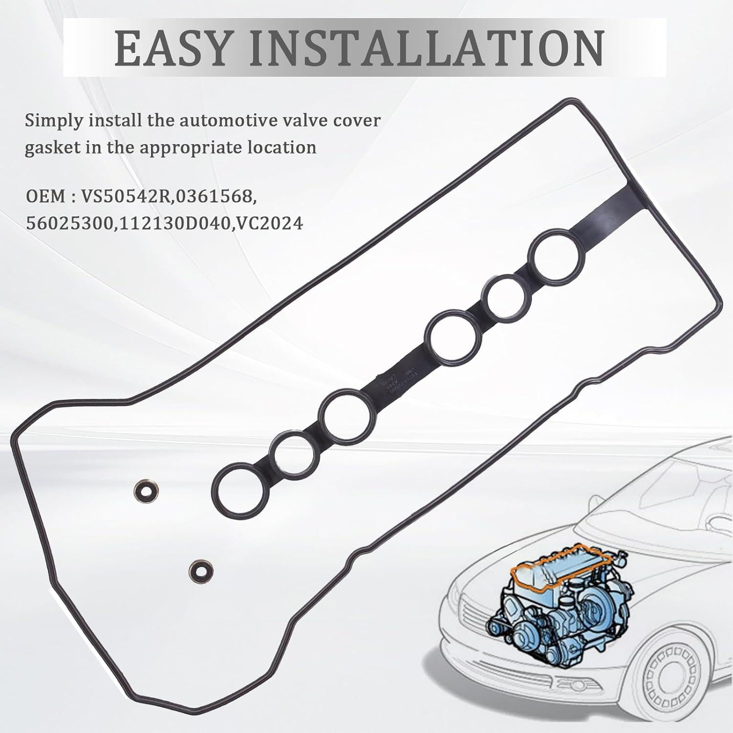 Juego de Junta de Tapa de Válvula VS50542R para Toyota y Chevrolet