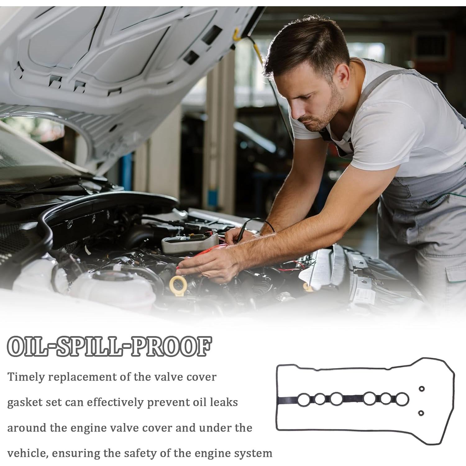 Juego de Junta de Tapa de Válvula VS50542R para Toyota y Chevrolet