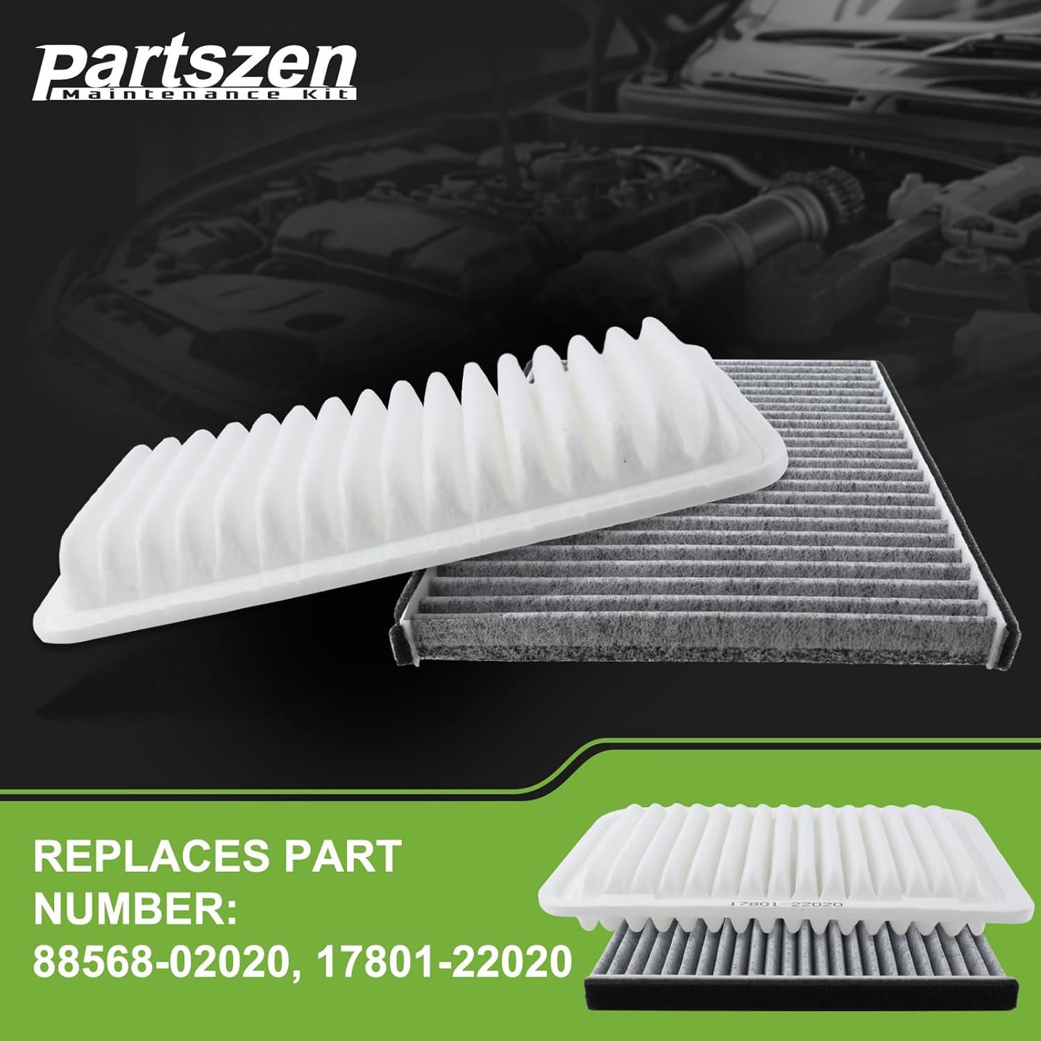 Conjunto de Filtros de Motor y Aire Partszen para Toyota Corolla 2003-2008