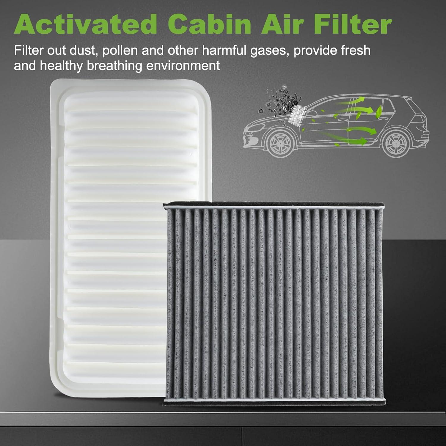 Conjunto de Filtros de Motor y Aire Partszen para Toyota Corolla 2003-2008