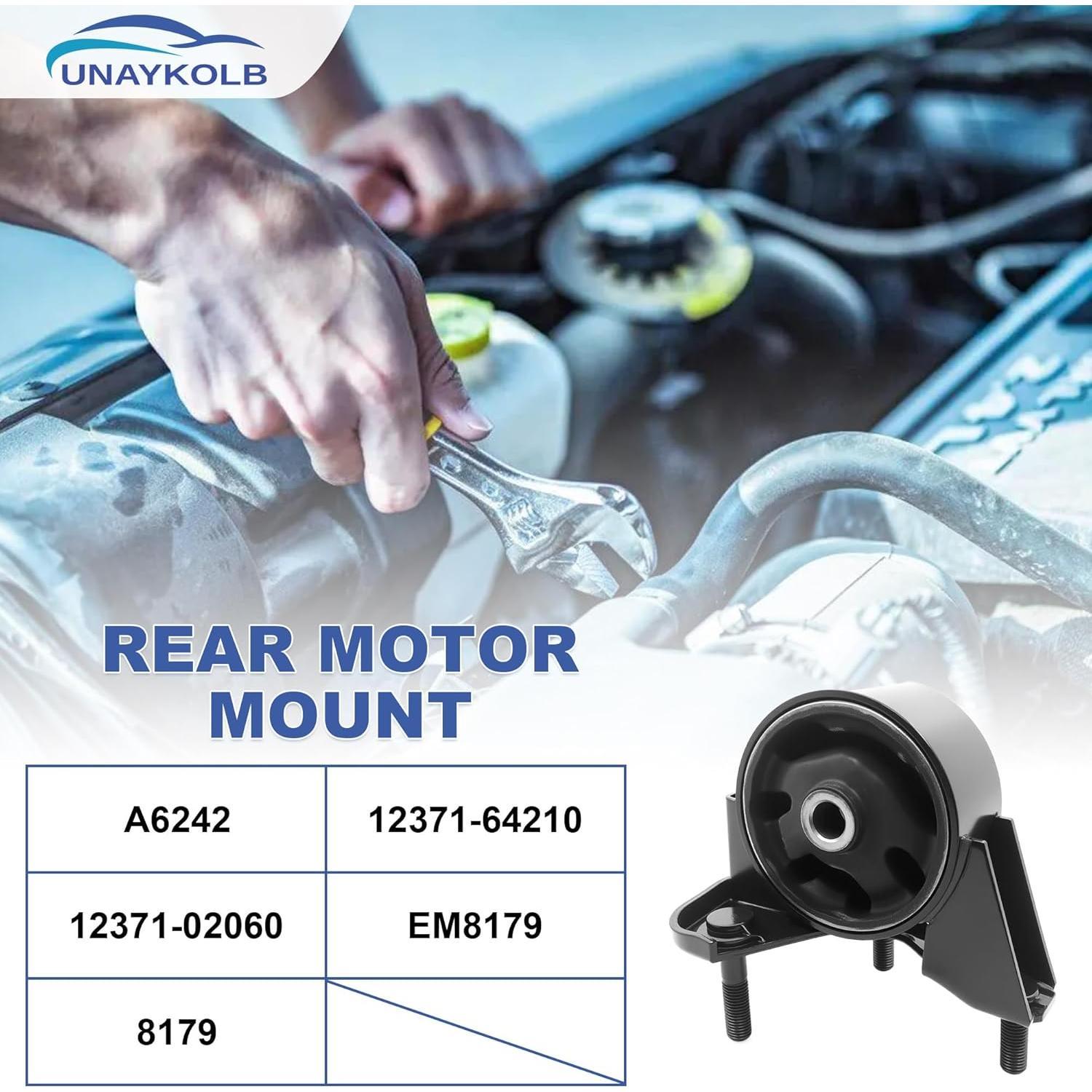 Soportes de Motor y Transmisión UnayKolb para Toyota Corolla 1993-1997