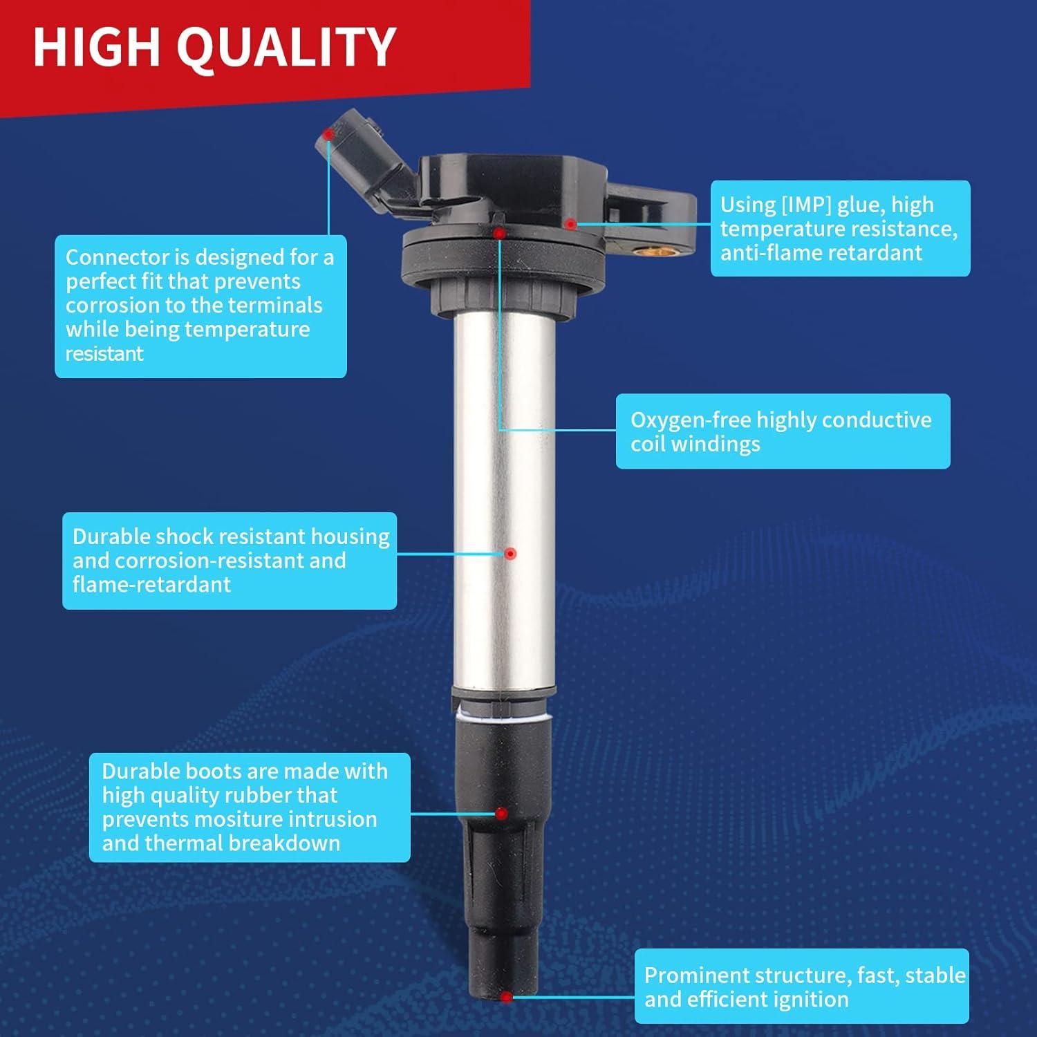 Bobina de Encendido DrCax UF619 Compatible Toyota 1.8L