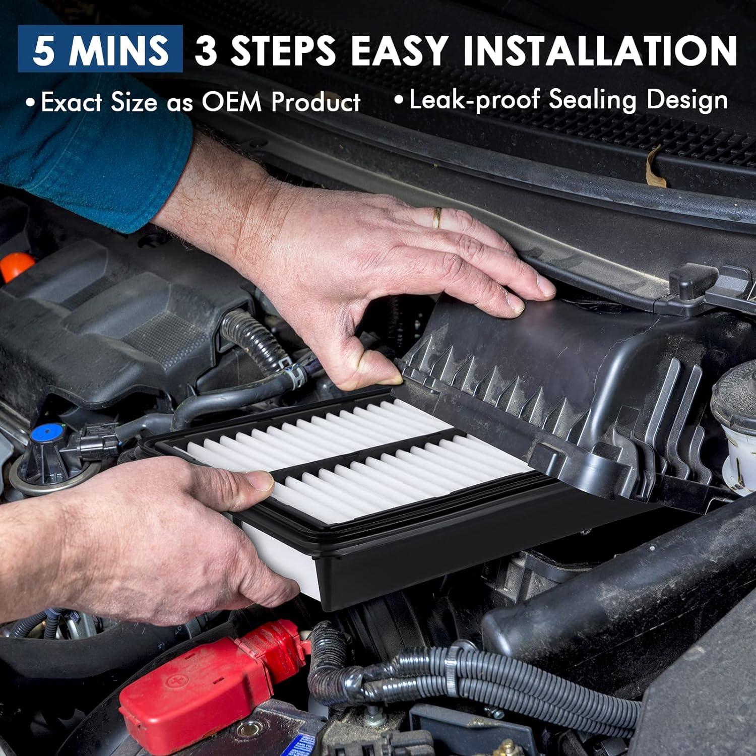 Filtro de Aire del Motor Kurimup SCA9482 Compatible Toyota