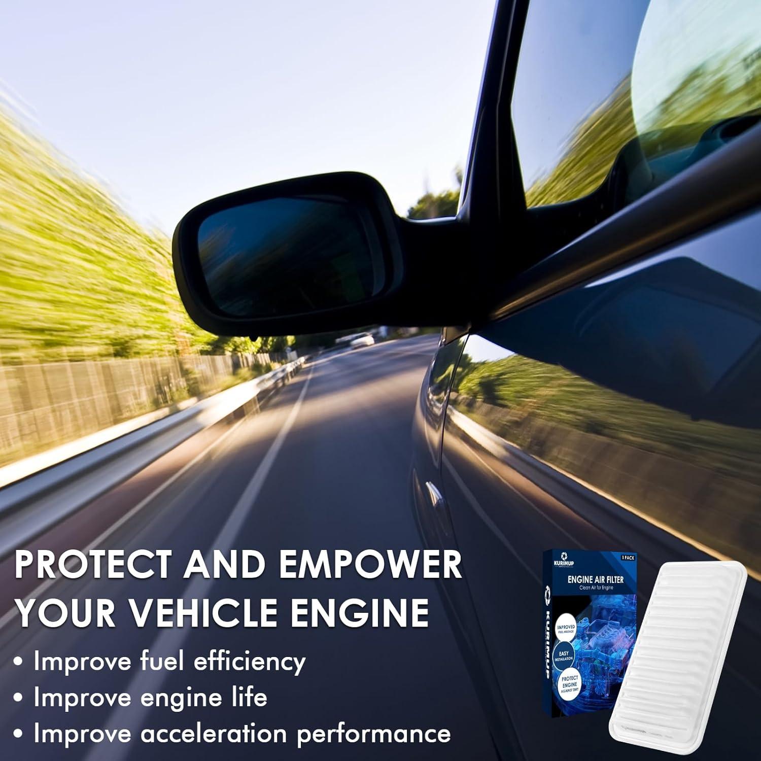 Filtro de Aire del Motor Kurimup SCA9482 Compatible Toyota