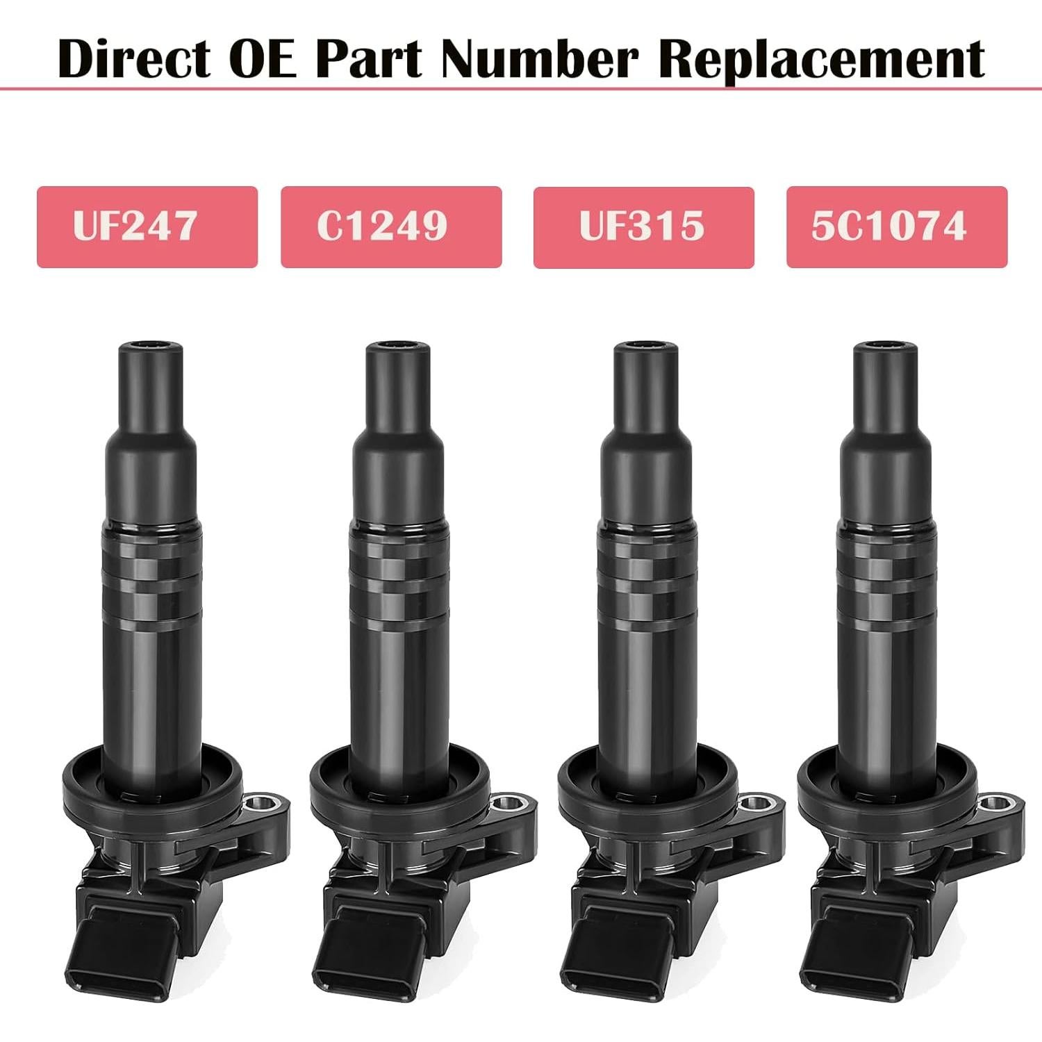 Juego de 4 Bobinas de Encendido LCWRGS para Toyota 1.8L