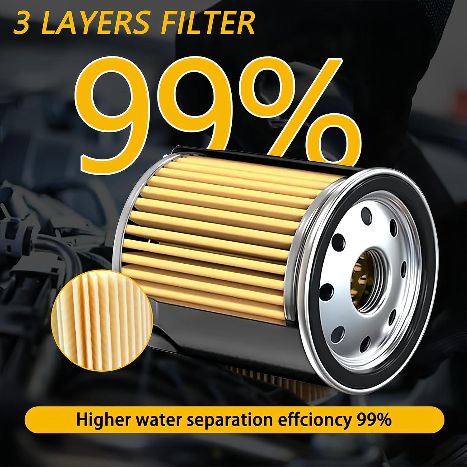 Filtro de aceite TOPVOP 90915-YZZN1 + 3 arandelas - Toyota