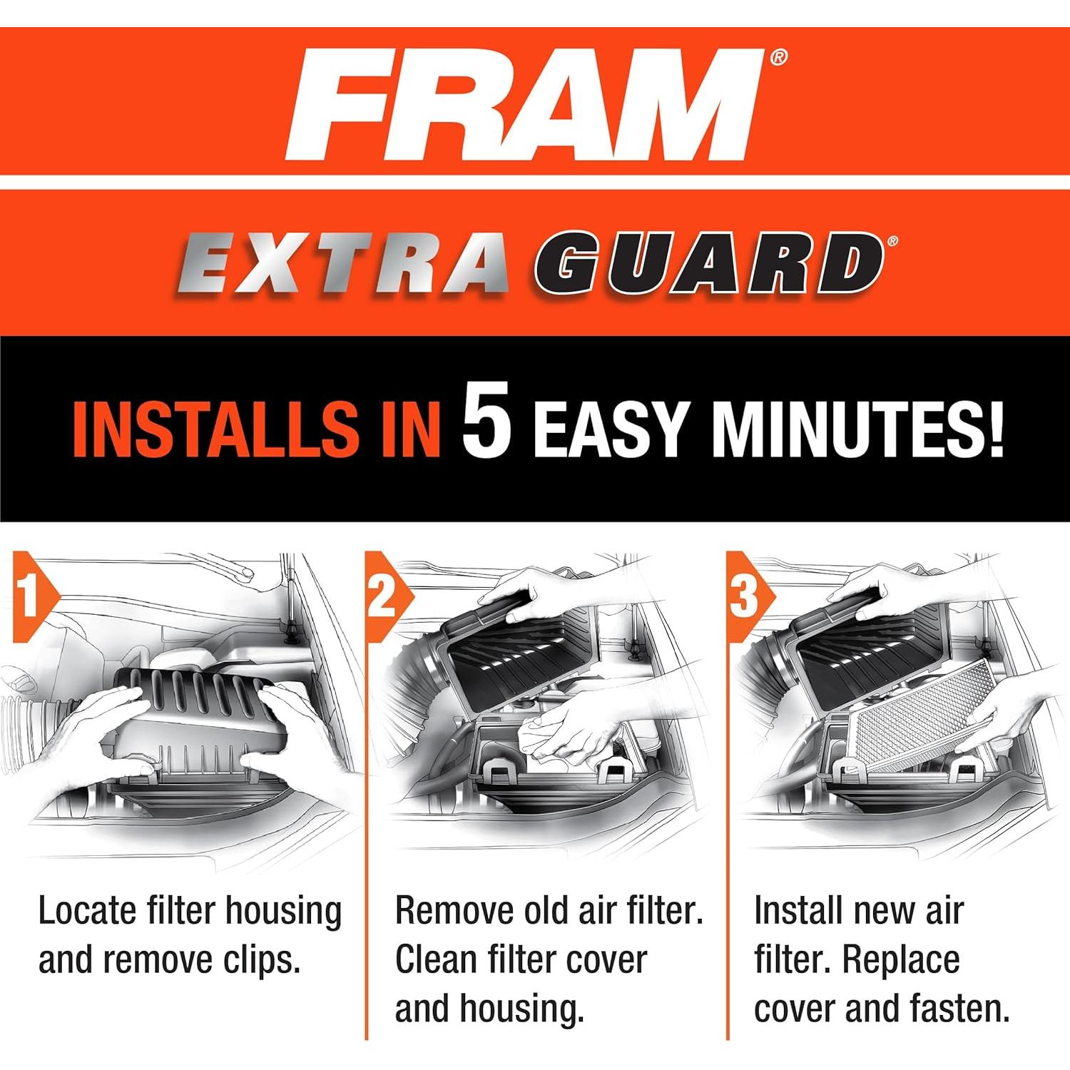 Filtro de Aire FRAM CA9482 para Toyota, Scion y Pontiac