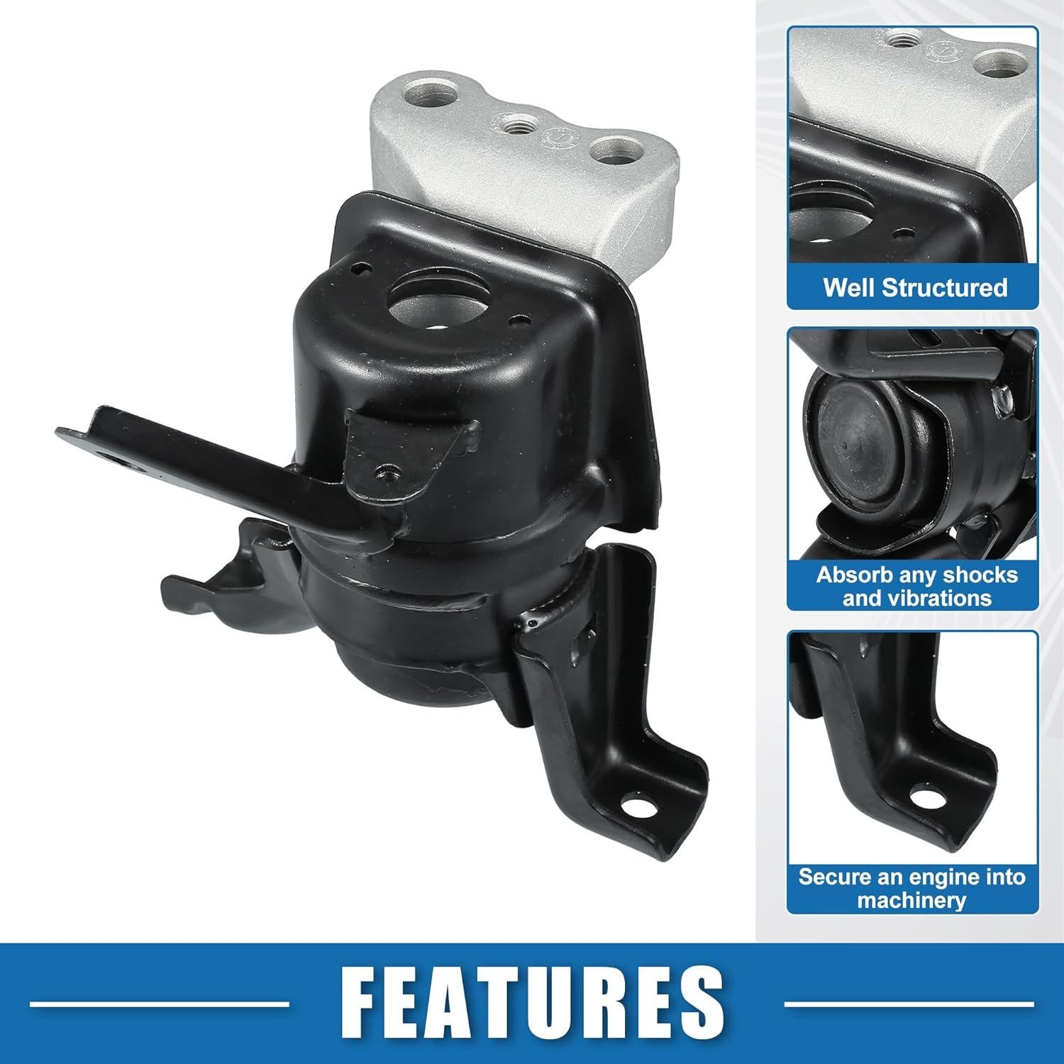 Soporte de Motor A ABSOPRO 12305-0T020 para Toyota Corolla 1.3-1.6L 2007-2014