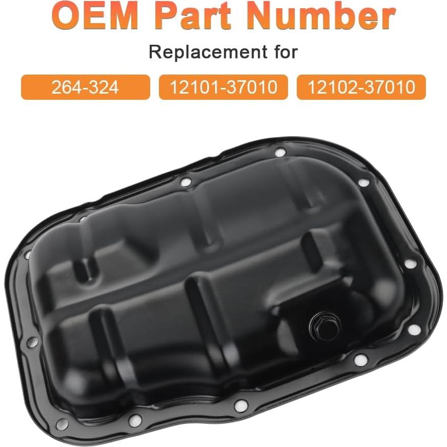 Cárter de Aceite Motor VANJING para Toyota y Scion L4 1.8L