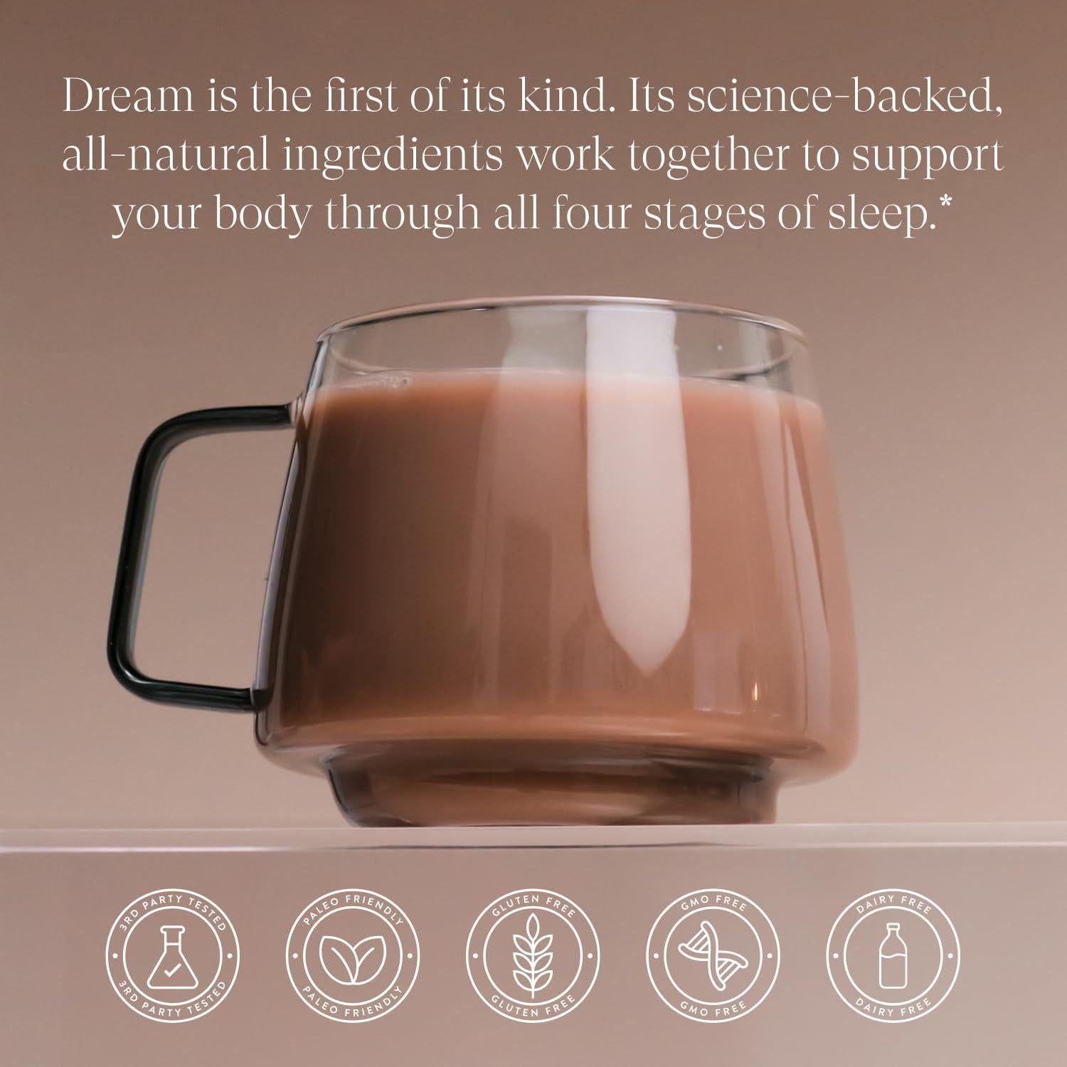 Beam Dream Sleep Powder 30 Porciones - Suplemento Vegano con Magnesio y Melatonina