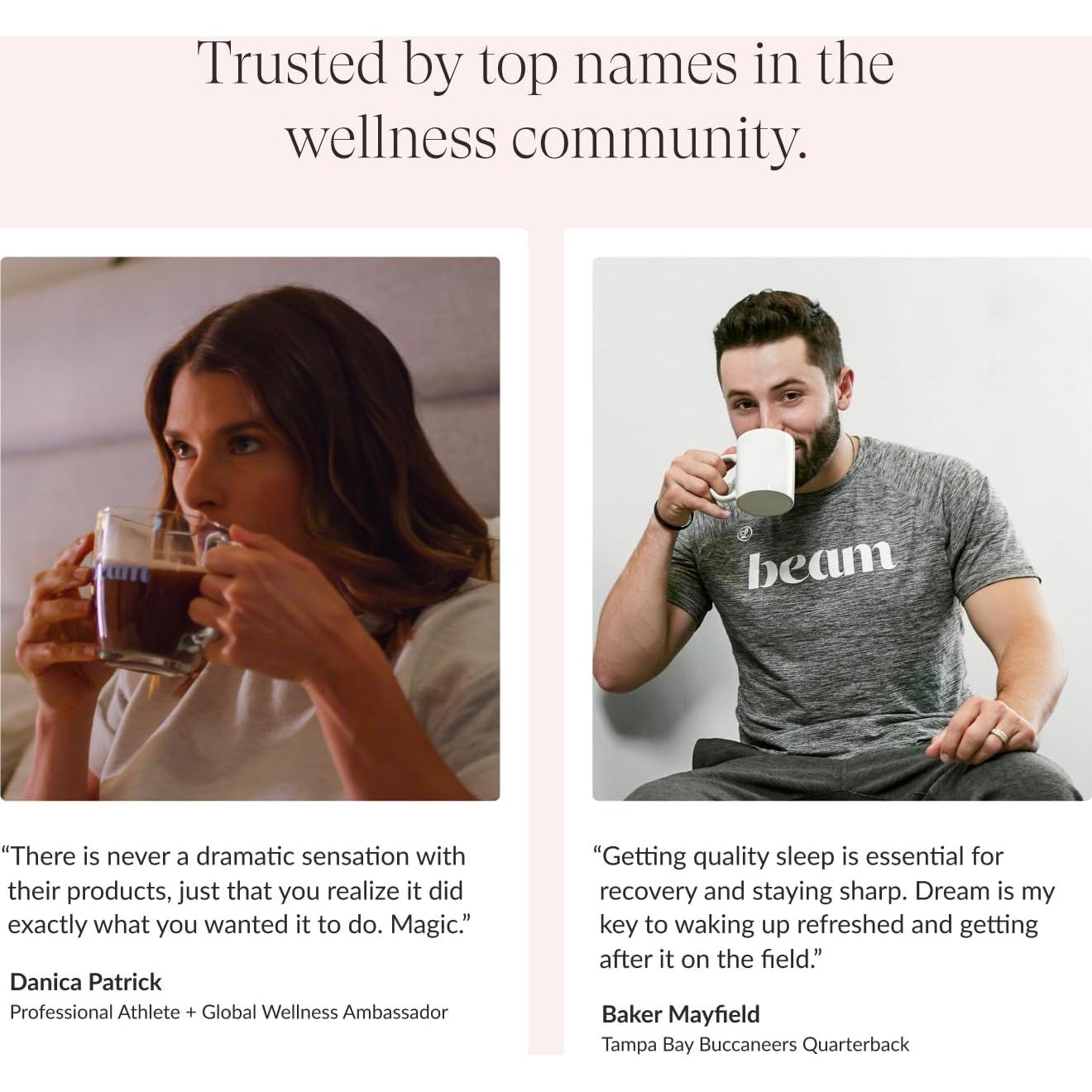 Beam Dream Sleep Powder 30 Porciones - Suplemento Vegano con Magnesio y Melatonina