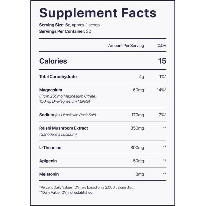 Beam Dream Sleep Powder 30 Porciones - Suplemento Vegano con Magnesio y Melatonina
