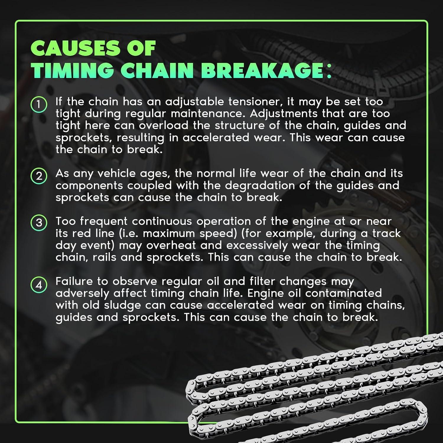 Kit Cadena de Tiempo Motor SCITOO para Toyota 2.0L 2.4L