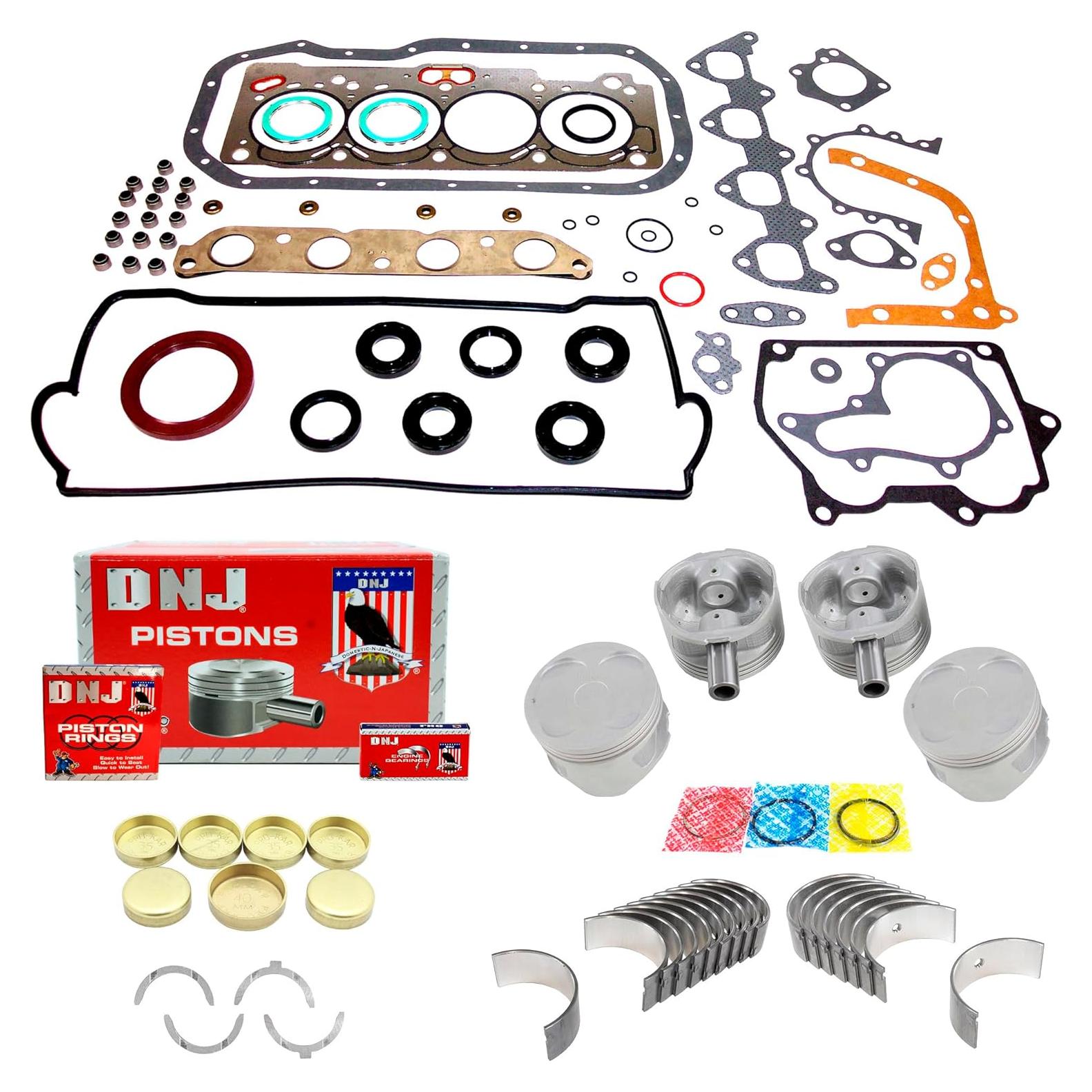 Kit de reconstrucción de motor DNJ EK945 para Toyota Corolla 1.6L