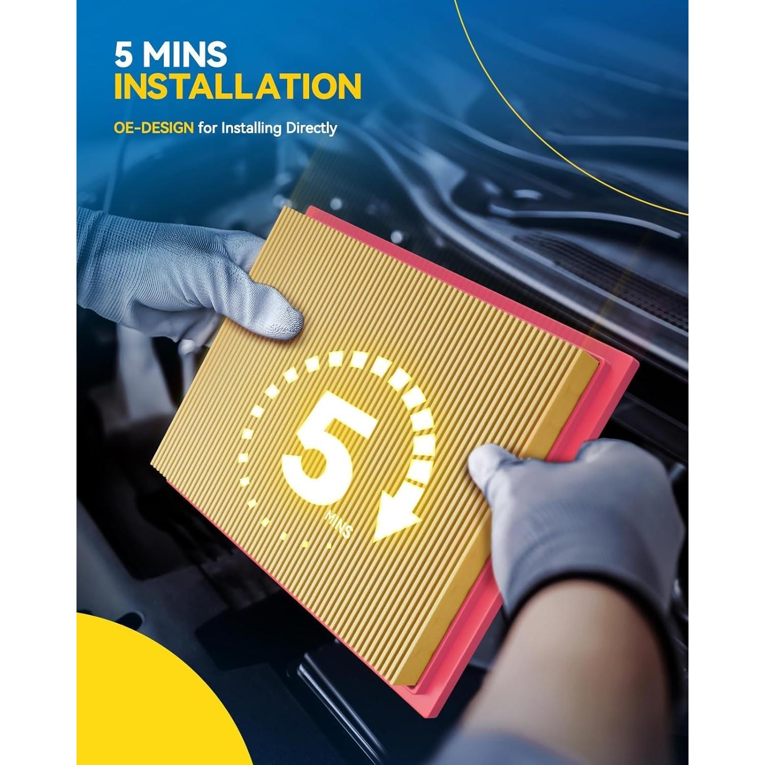 Filtro de Aire PHILTOP CA11426 para Toyota Corolla y Prius