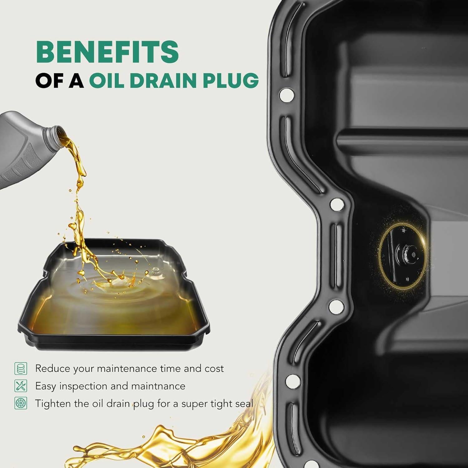 Bandeja de Aceite Motor YHTAUTO para Toyota Corolla/Celica