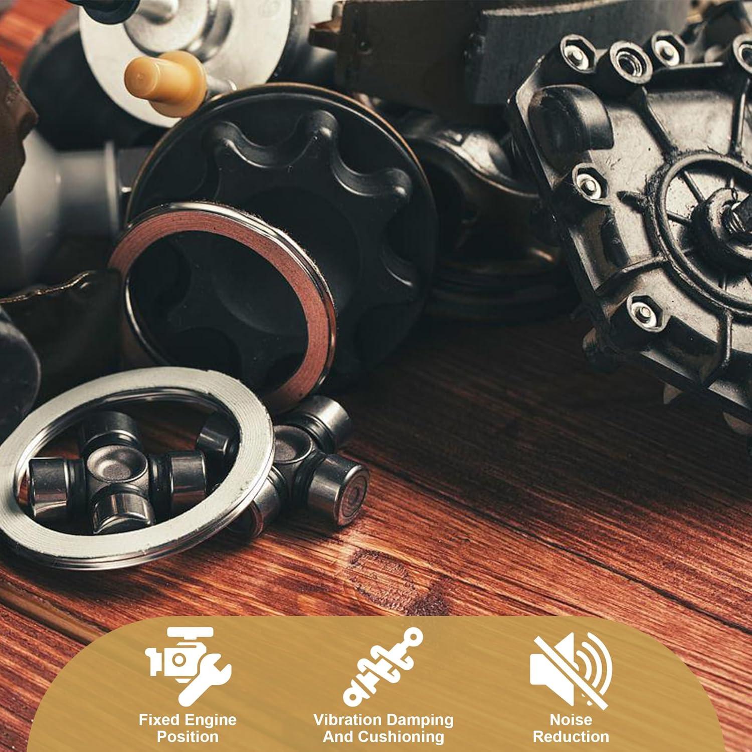 Juego de Soportes de Motor y Transmisión PartsFlow 4pcs Toyota Corolla 1993-1997